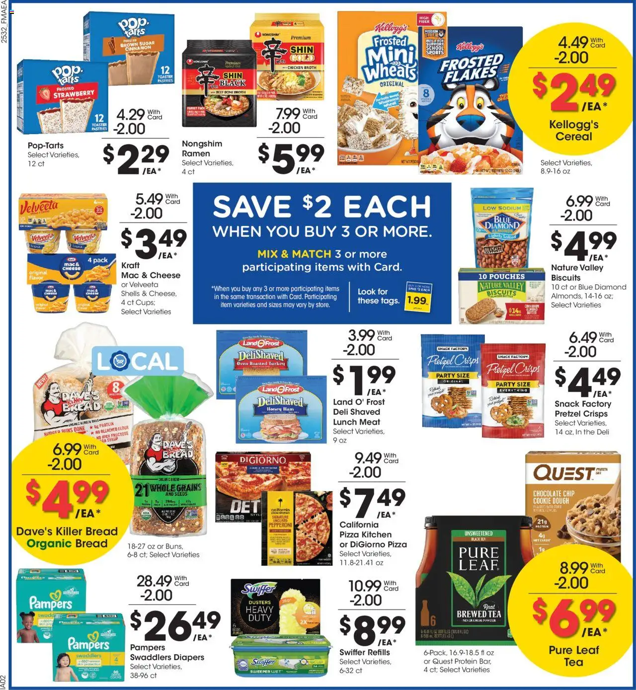 Fred Meyer Weekly Ad - valid from 10.09.2025 | Page: 6 | Products: Cheese, Bread, Chocolate, Beef