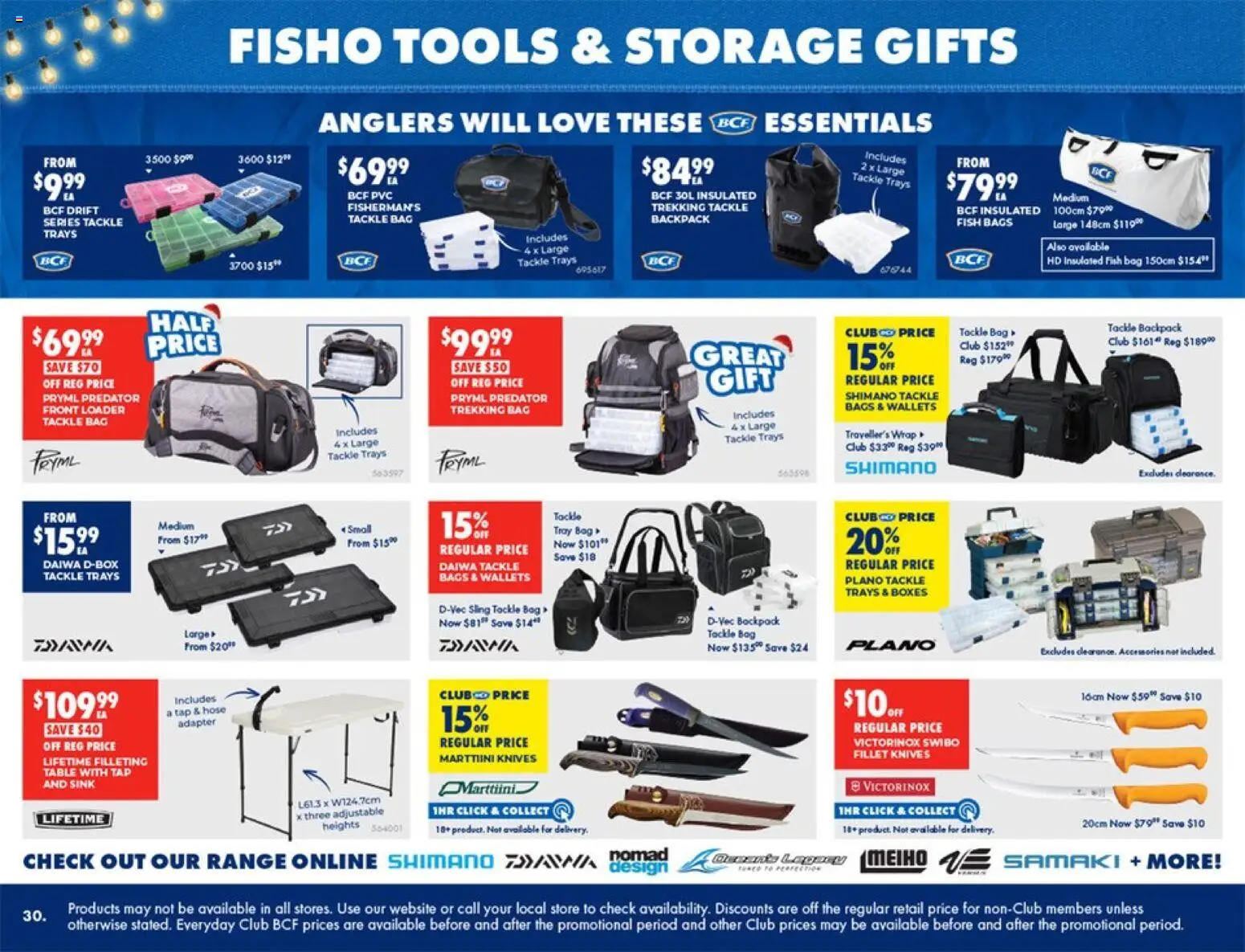 BCF catalogue - valid from 03.12.2025 | Page: 31 | Products: Fish, Backpack, Bag, Tools