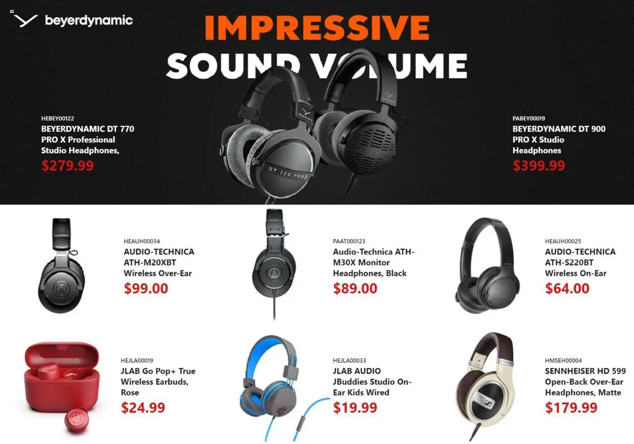 Canada Computers flyer valid from 12.09.2025 | Page: 11 | Products: Monitor, Audio, Headphones