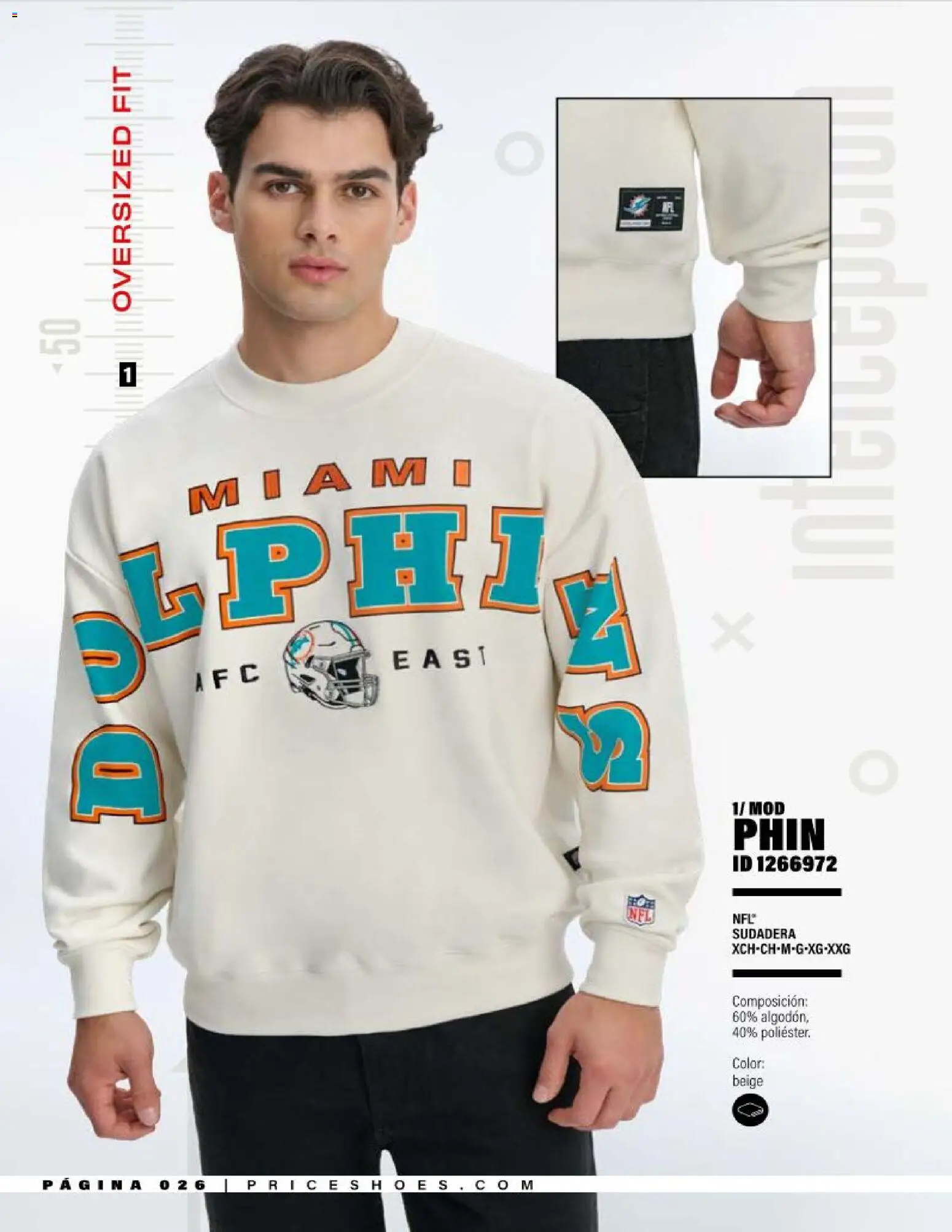 Nuevas ofertas de Price Shoes válidas en toda la República Mexicana desde el 20.03.2026. ¡Encuentra las mejores ofertas en Price Shoes catálogo NFL! | Página: 26 | Productos: Sudadera