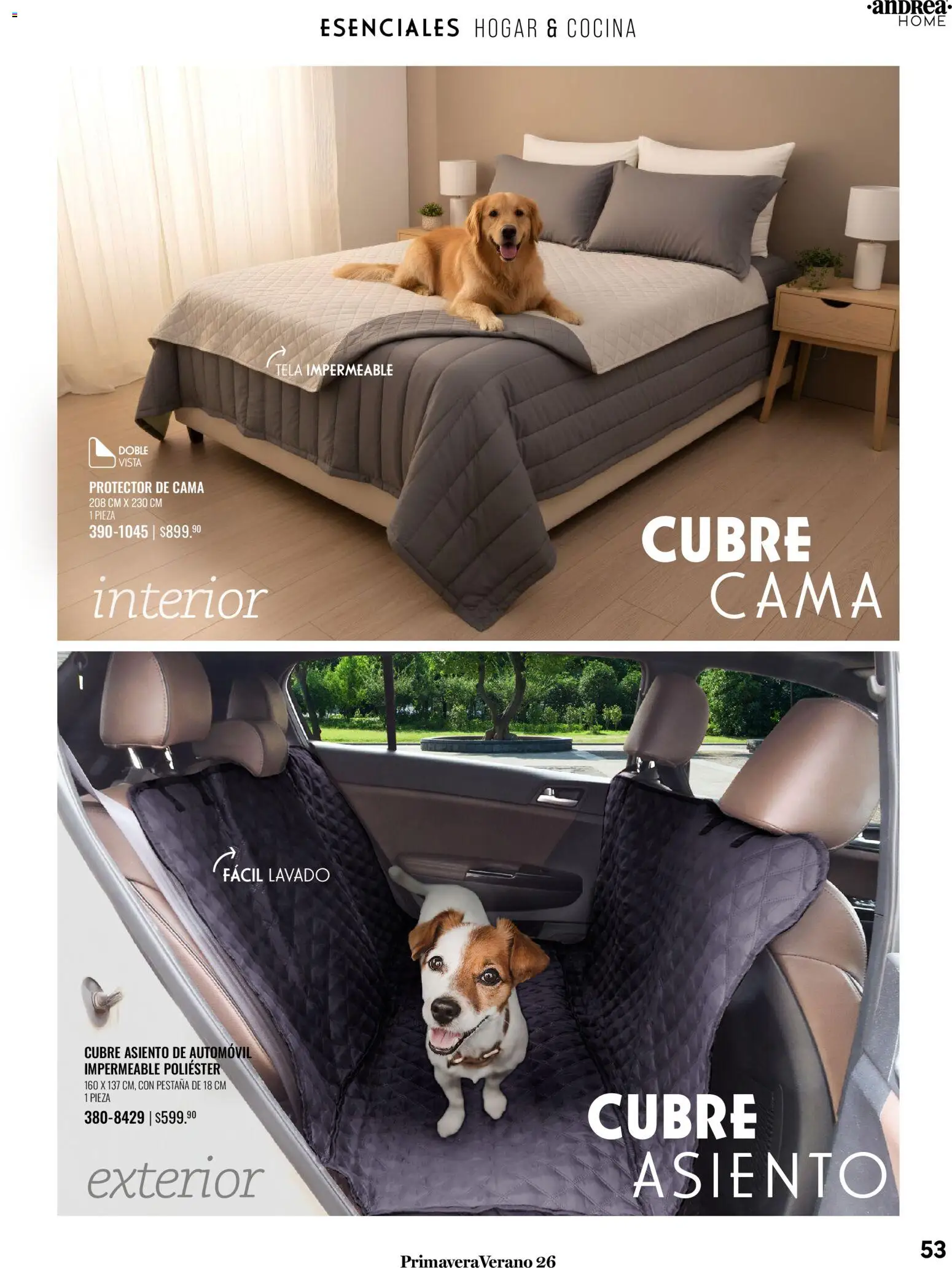 Nuevas ofertas de Andrea válidas en toda la República Mexicana desde el 25.01.2026. ¡Encuentra las mejores ofertas en Andrea catálogo Tu hogar esta primavera! | Página: 53