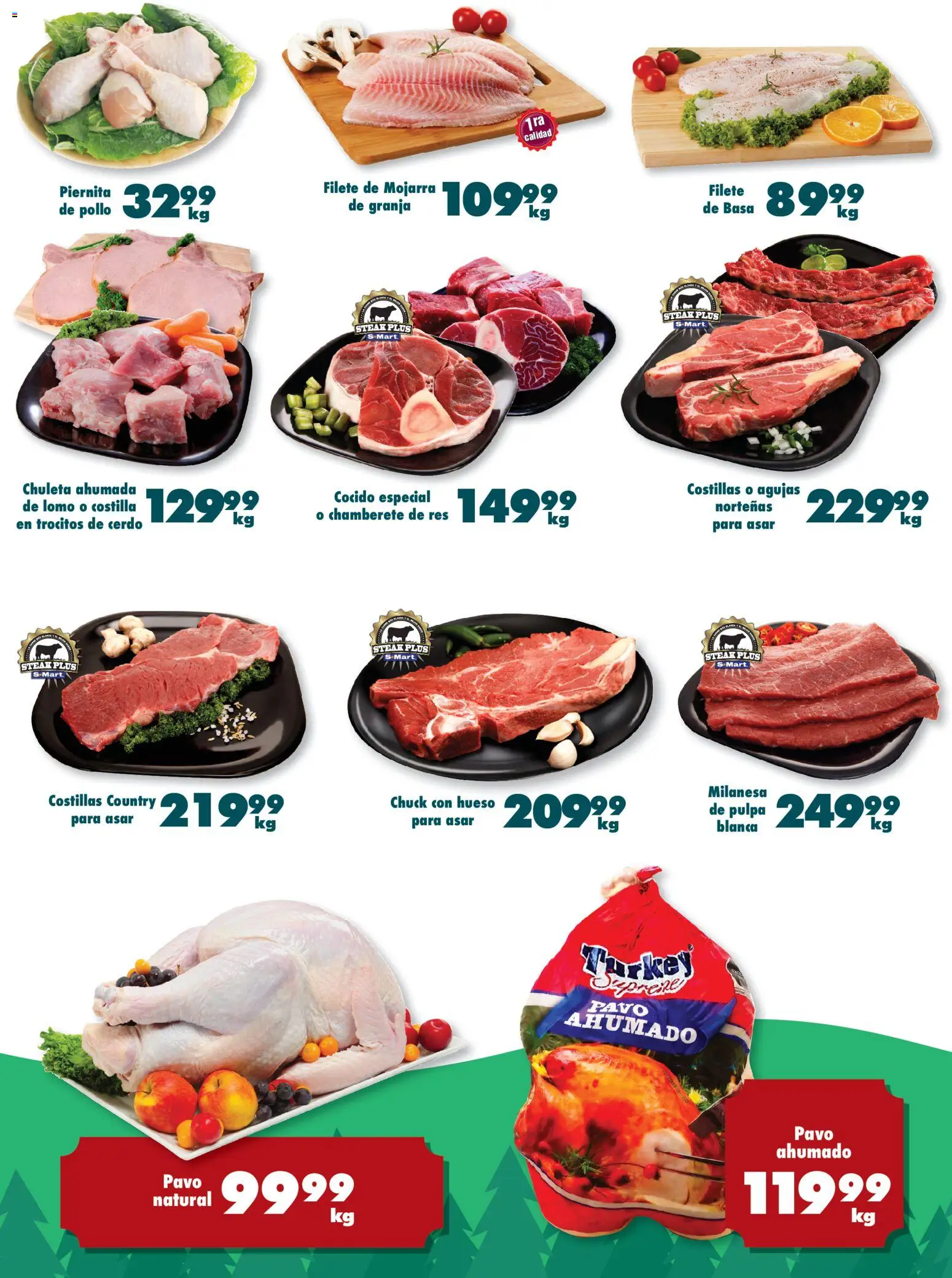 Nuevas ofertas de S-Mart válidas en toda la República Mexicana desde el 02.12.2025. ¡Encuentra las mejores ofertas en S-Mart folleto Monterrey! | Página: 4 | Productos: Pollo, Milanesa, Cerdo, Res