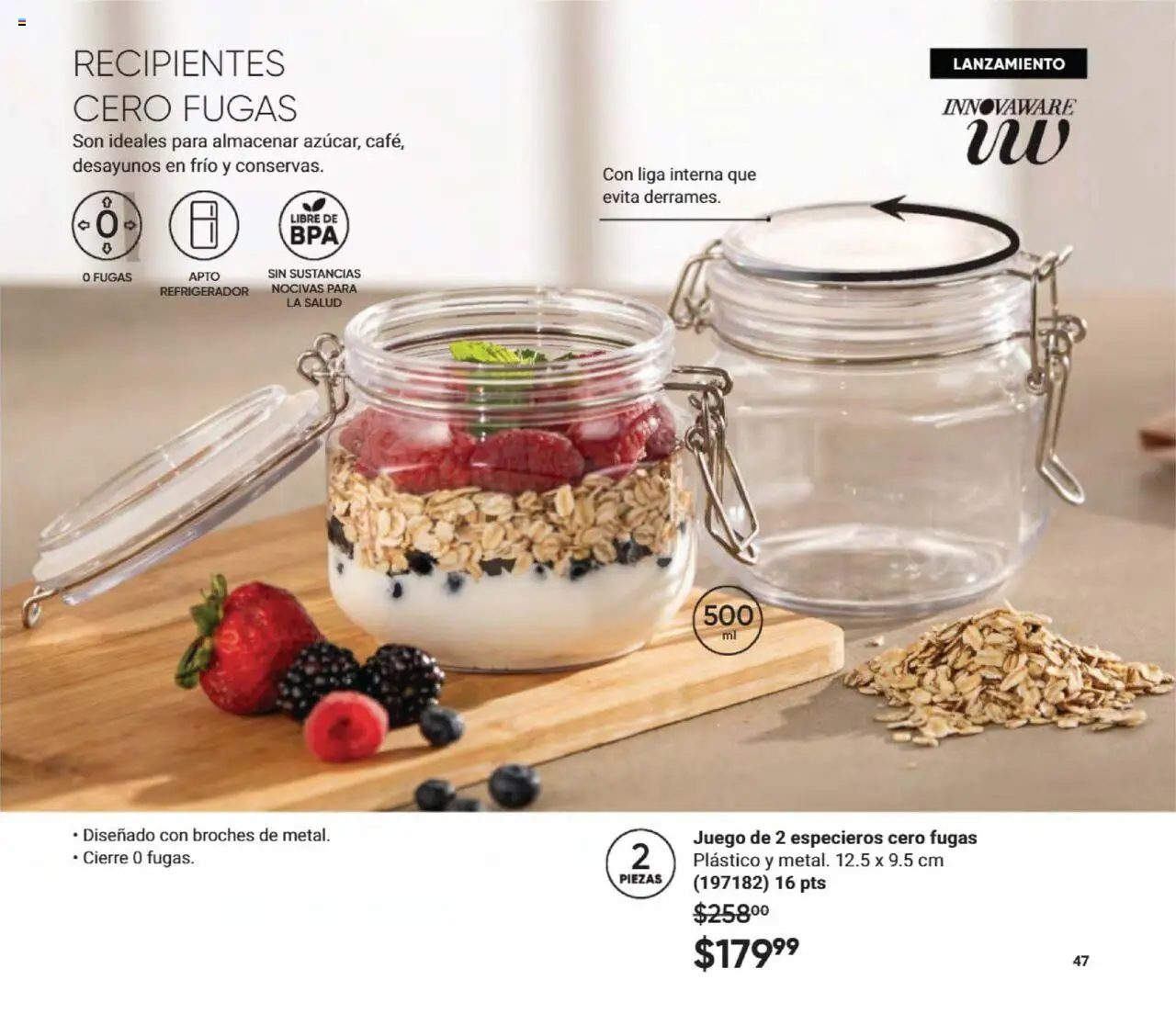 Nuevas ofertas de AVON válidas en toda la República Mexicana desde el 09.08.2025. ¡Encuentra las mejores ofertas en AVON - Casa & Estilo 13 2025! | Página: 49 | Productos: Refrigerador, Juego, Liga
