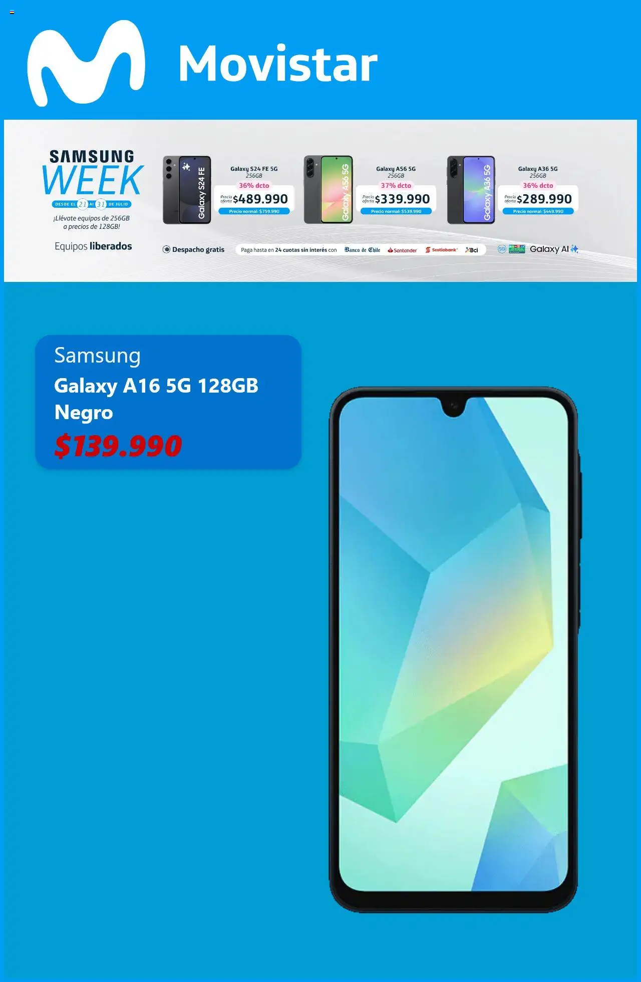 Movistar ofertas  │ válido desde el 21.07.2025 | Página: 4 | Productos: Banco