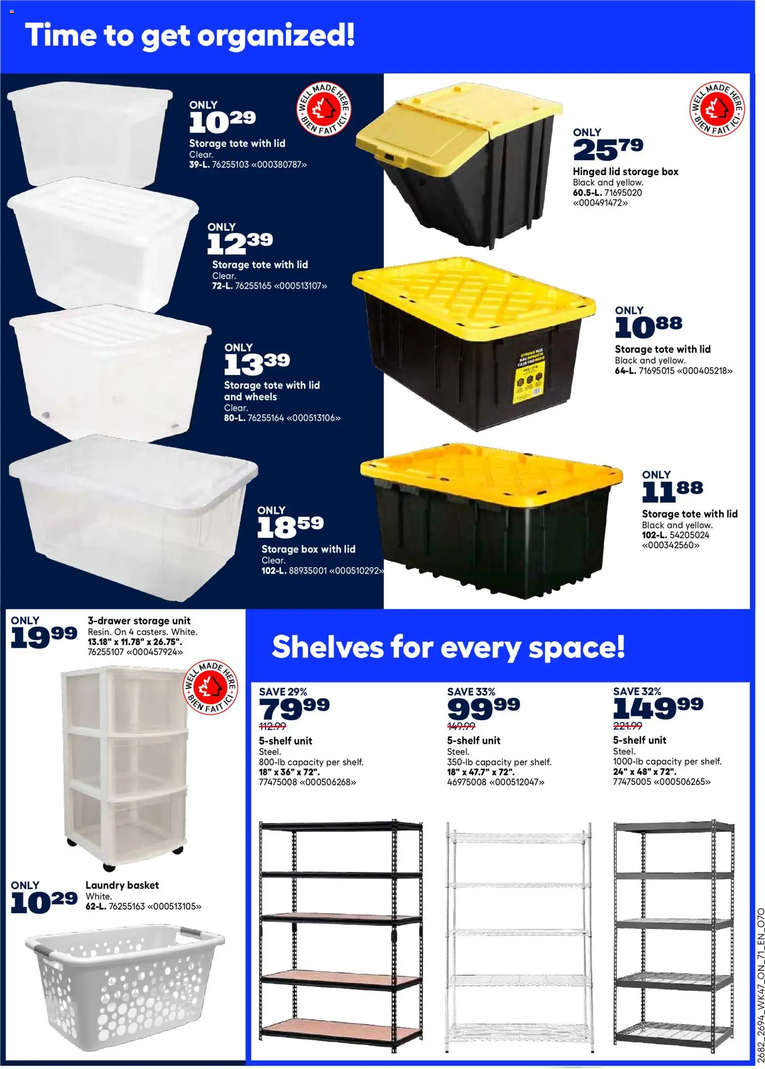 Rona flyer valid from 18.12.2025 | Page: 15 | Products: Box, Basket