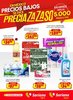 Vista previa de Soriana - Preciazazaso Súper: Chih, Coah, Dur, NL, SLP, Tamps, Zac, nuevo folleto de la tienda, válido en México a partir del 02.01.2026