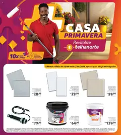 Telhanorte - Ofertas atuais - Pré-Visualização do folheto da loja Telhanorte, válido de 18.09.2025