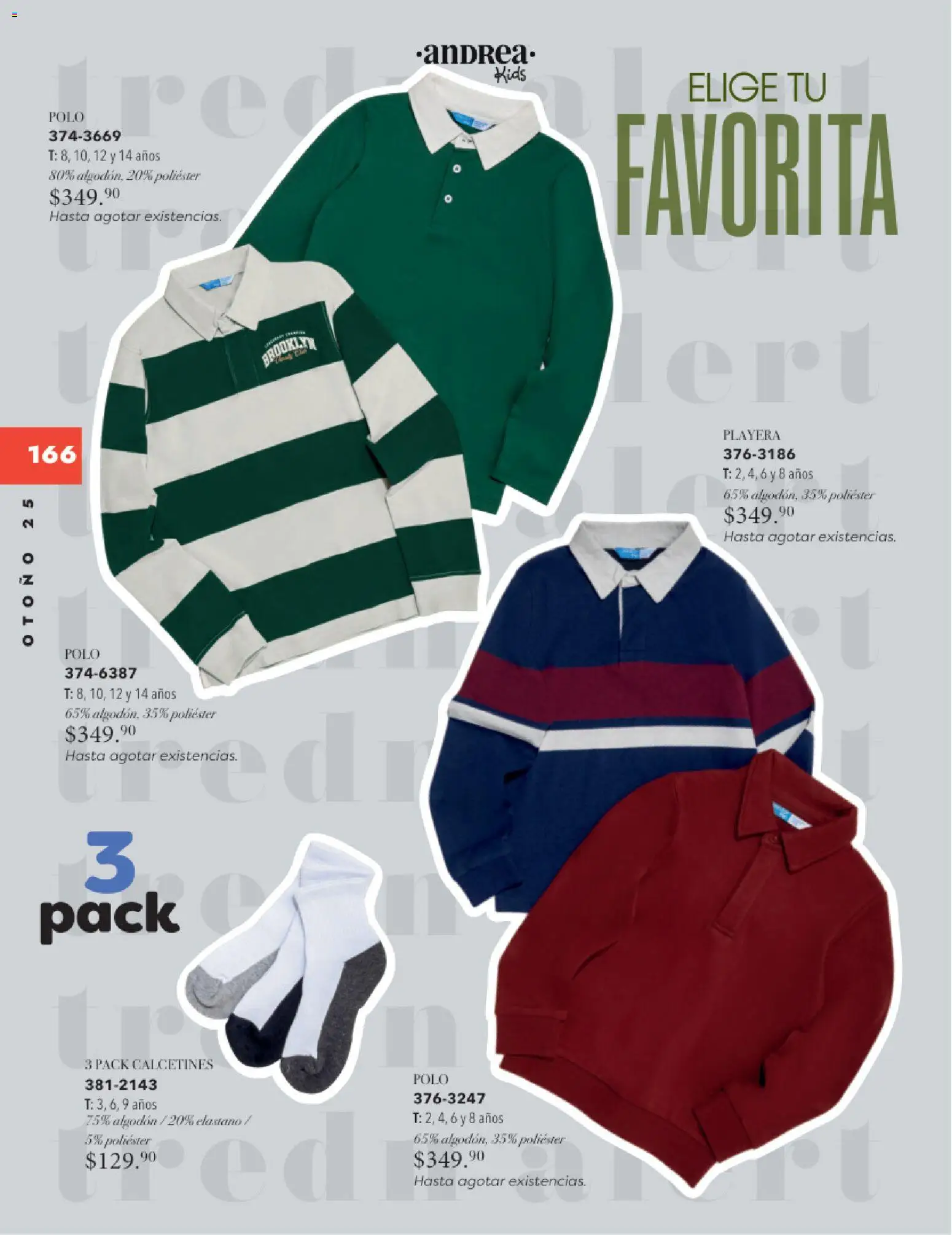 Nuevas ofertas de Andrea válidas en toda la República Mexicana desde el 26.11.2025. ¡Encuentra las mejores ofertas en Andrea catálogo Infantil Kids! | Página: 115 | Productos: Algodón, Playera