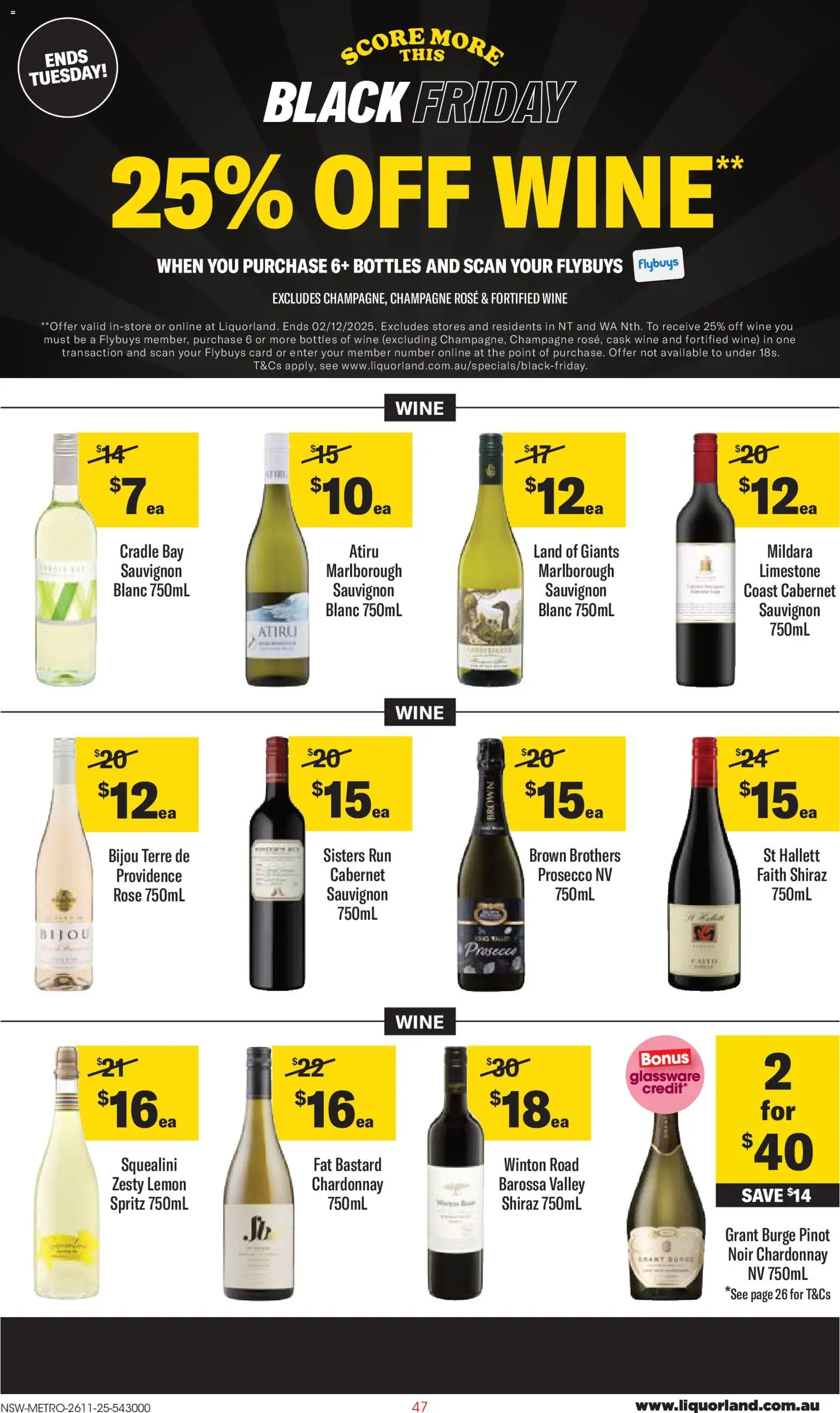 Liquorland catalogue - valid from 26.11.2025 | Page: 2 | Products: Glassware, Wine, Lemon