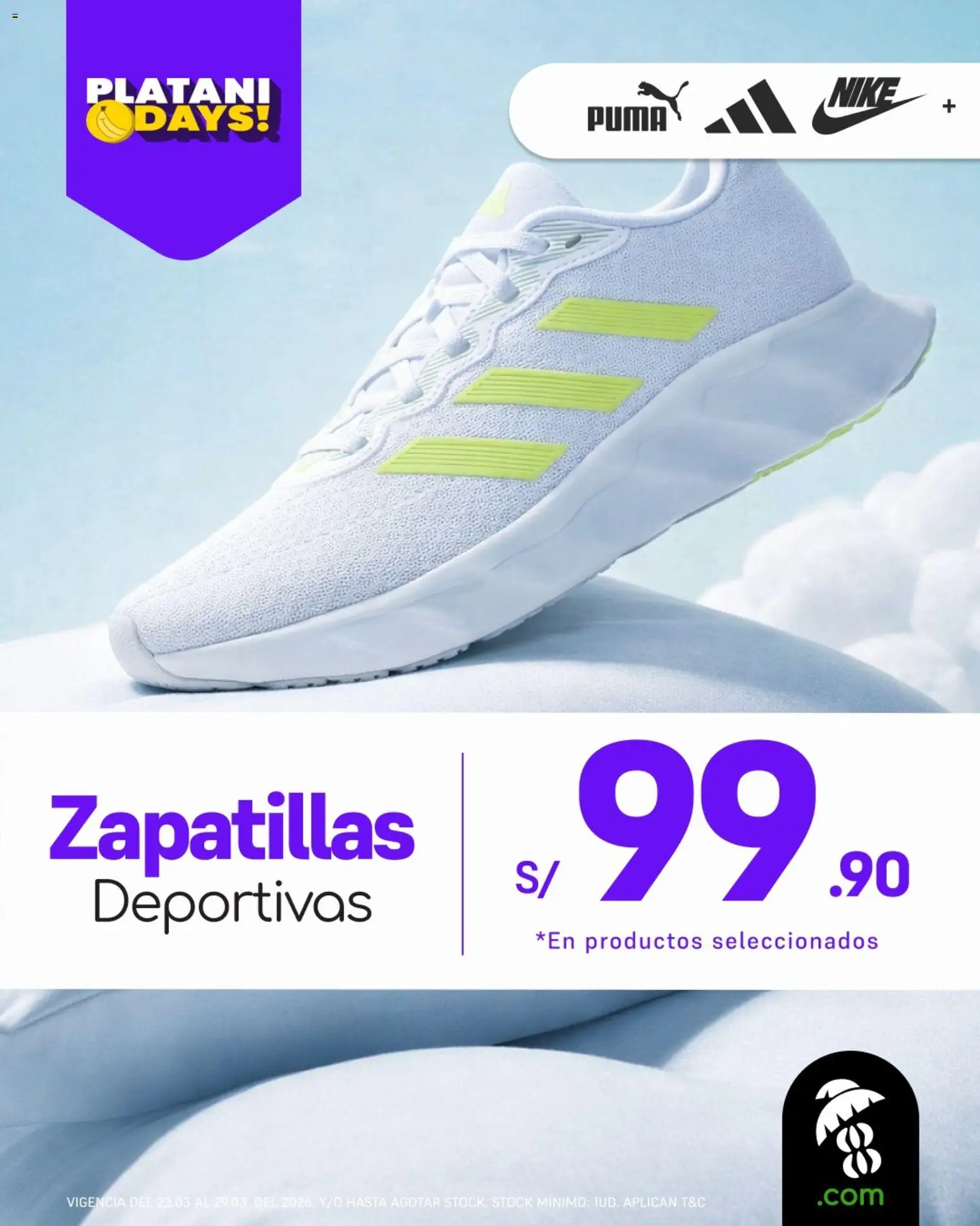 Catálogo Platanitos válido desde 23.03.2026 | Página: 1 | Productos: Zapatillas deportivas, Zapatillas