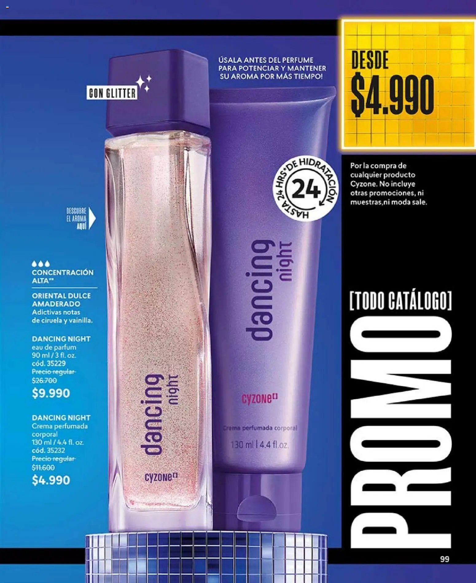 Catálogo CyZone Campaña 4 │ válido desde el 15.02.2026 | Página: 99 | Productos: Glitter, Perfume, Crema