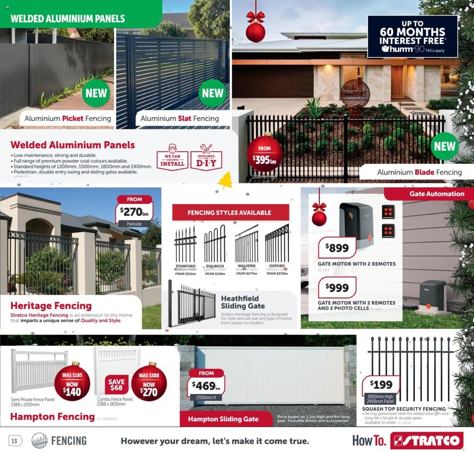 Stratco catalogue - valid from 31.10.2025 | Page: 13 | Products: Gate, Powder, Coat, Squash