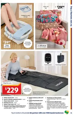 Preview of Aldi catalogue  - valid from 29.04.2026 | Page: 15 | Products: Floral, Picture, Bag, Blanket