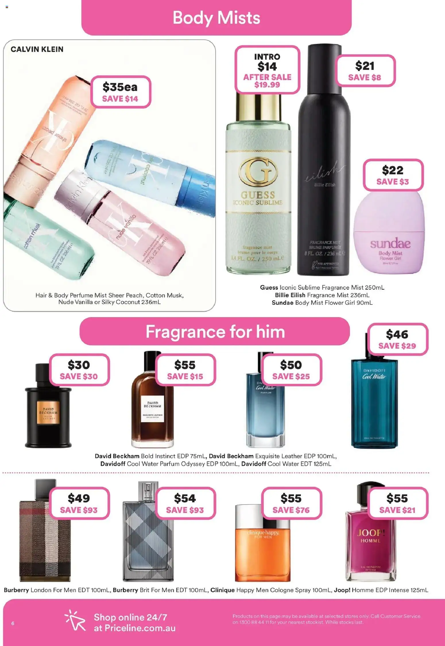 Priceline Pharmacy catalogue - valid from 05.03.2026 | Page: 6 | Products: Fragrance, Water, Peach, Cologne