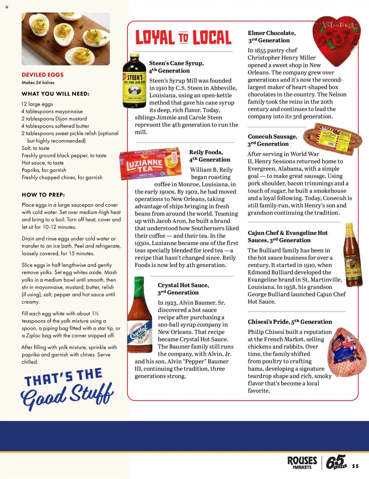 Rouses Magazine Summer 2025 - valid from 01.09.2025 | Page: 57 | Products: Pork, Water, Sauce, Pepper