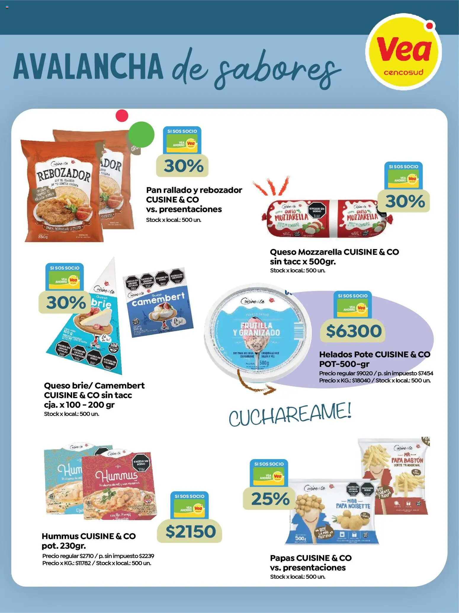 Vea - Especial Marcas Propias │ válido desde el 23.10.2025 | Página: 7 | Productos: Frutilla, Papa, Queso, Pan rallado