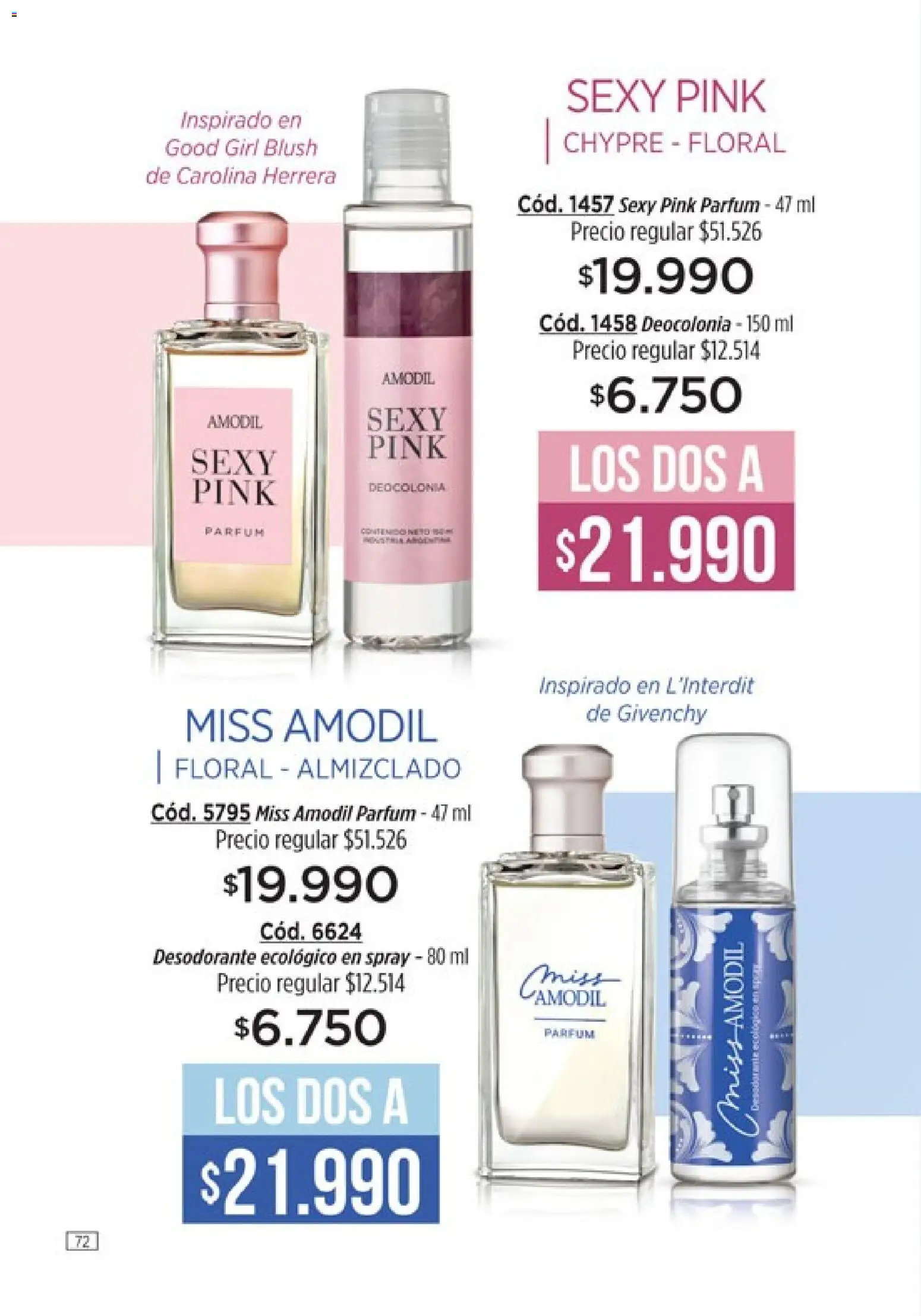 Amodil - Campaña 18/2025 │ válido desde el 30.11.2025 | Página: 72 | Productos: Desodorante