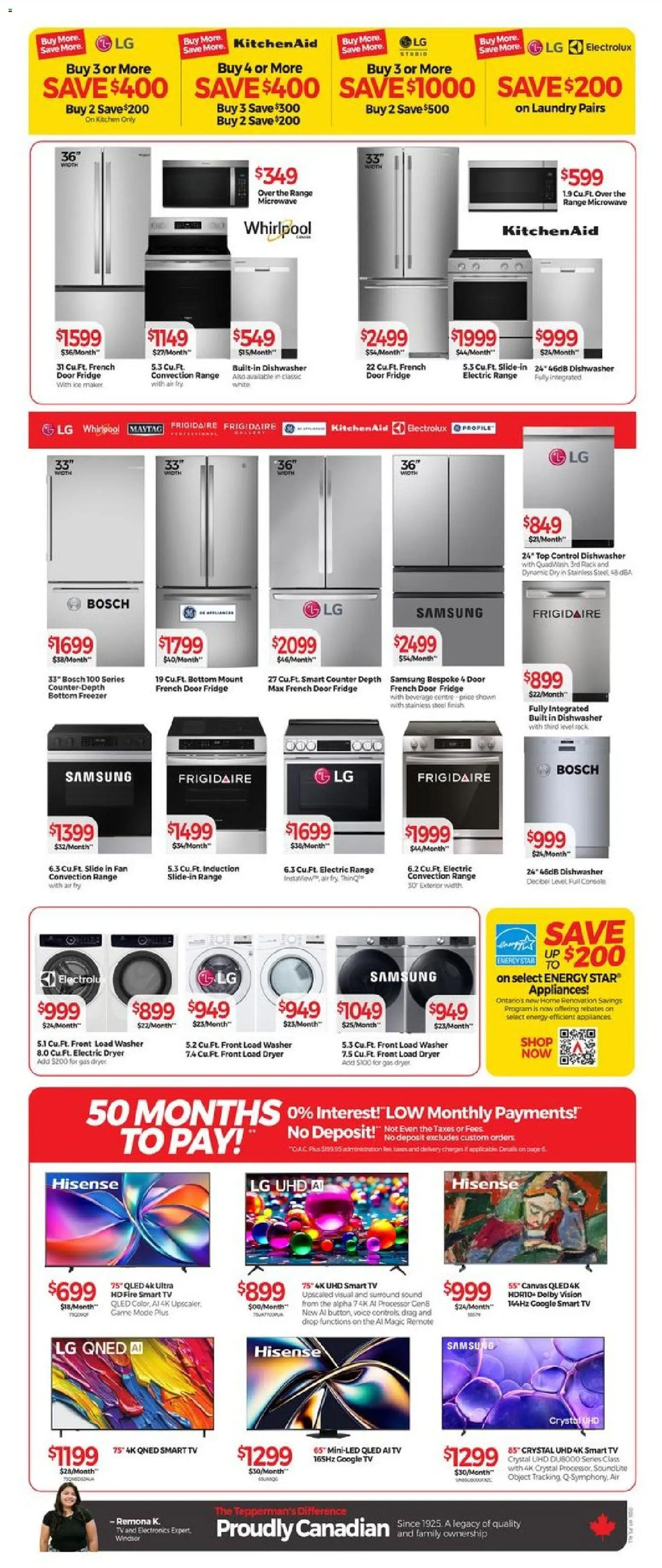 Tepperman's flyer valid from 01.01.2026 | Page: 9 | Products: Tv, Game, Dryer, Fan