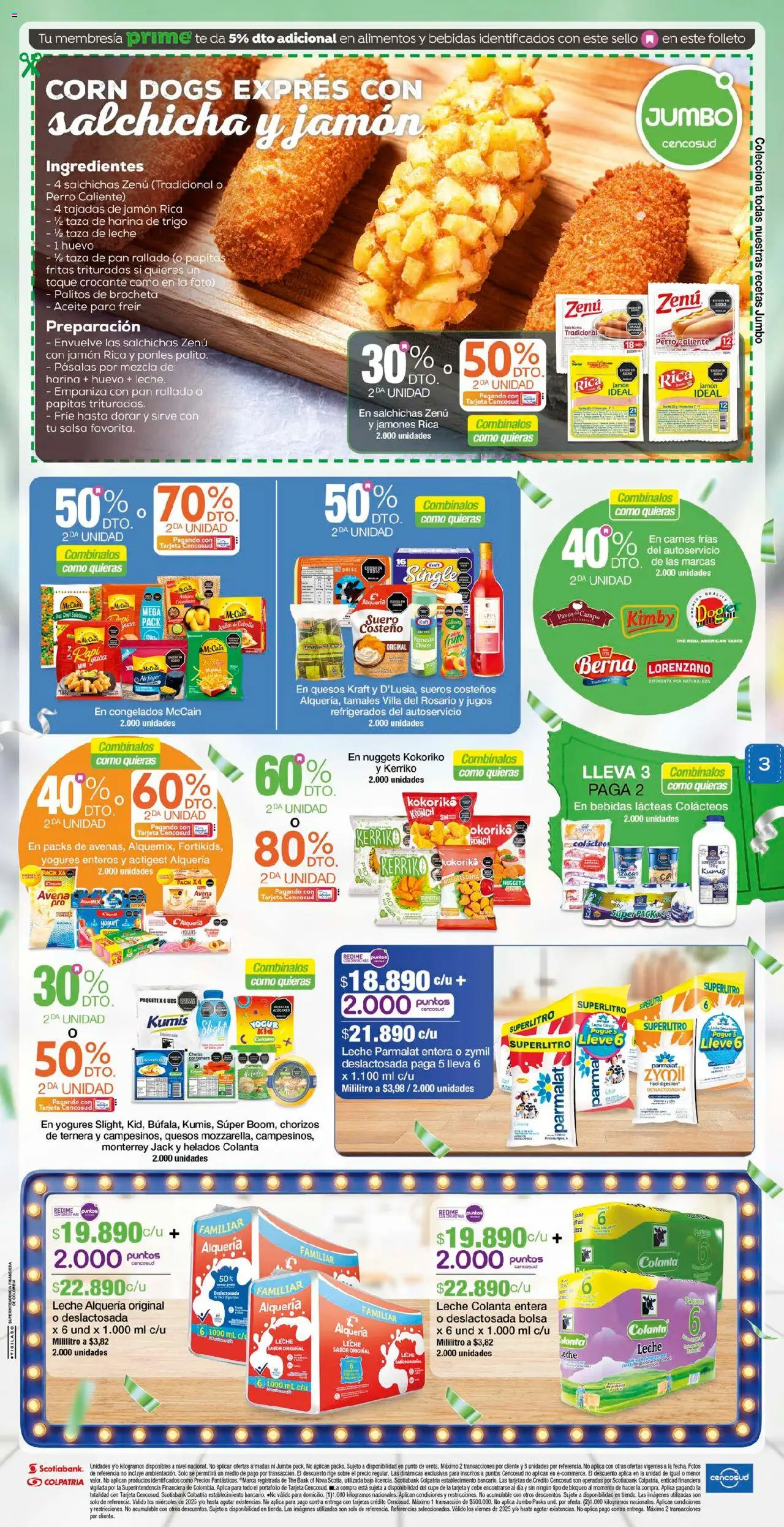 Jumbo revista - valida desde el 03.10.2025 | Página: 3 | Productos: Bolsa, Sobre, Pan rallado, Yogur