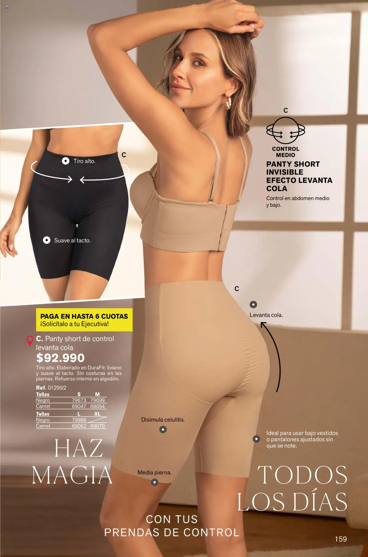 Leonisa revista - valida desde el 04.08.2025 | Página: 159 | Productos: Short, Pantalones