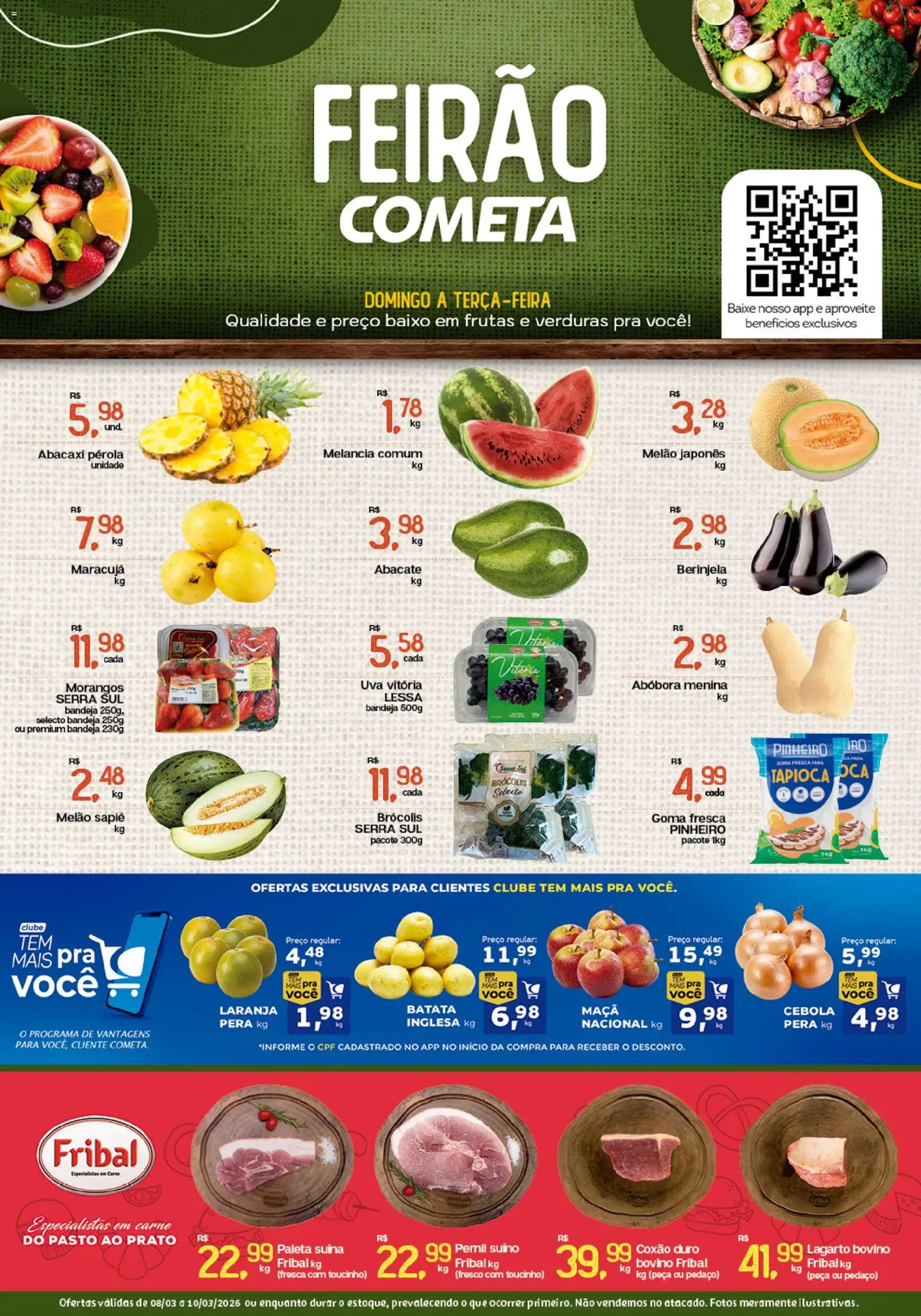 Cometa Supermercados Folheto - válido de 08.03.2026 | Página: 1