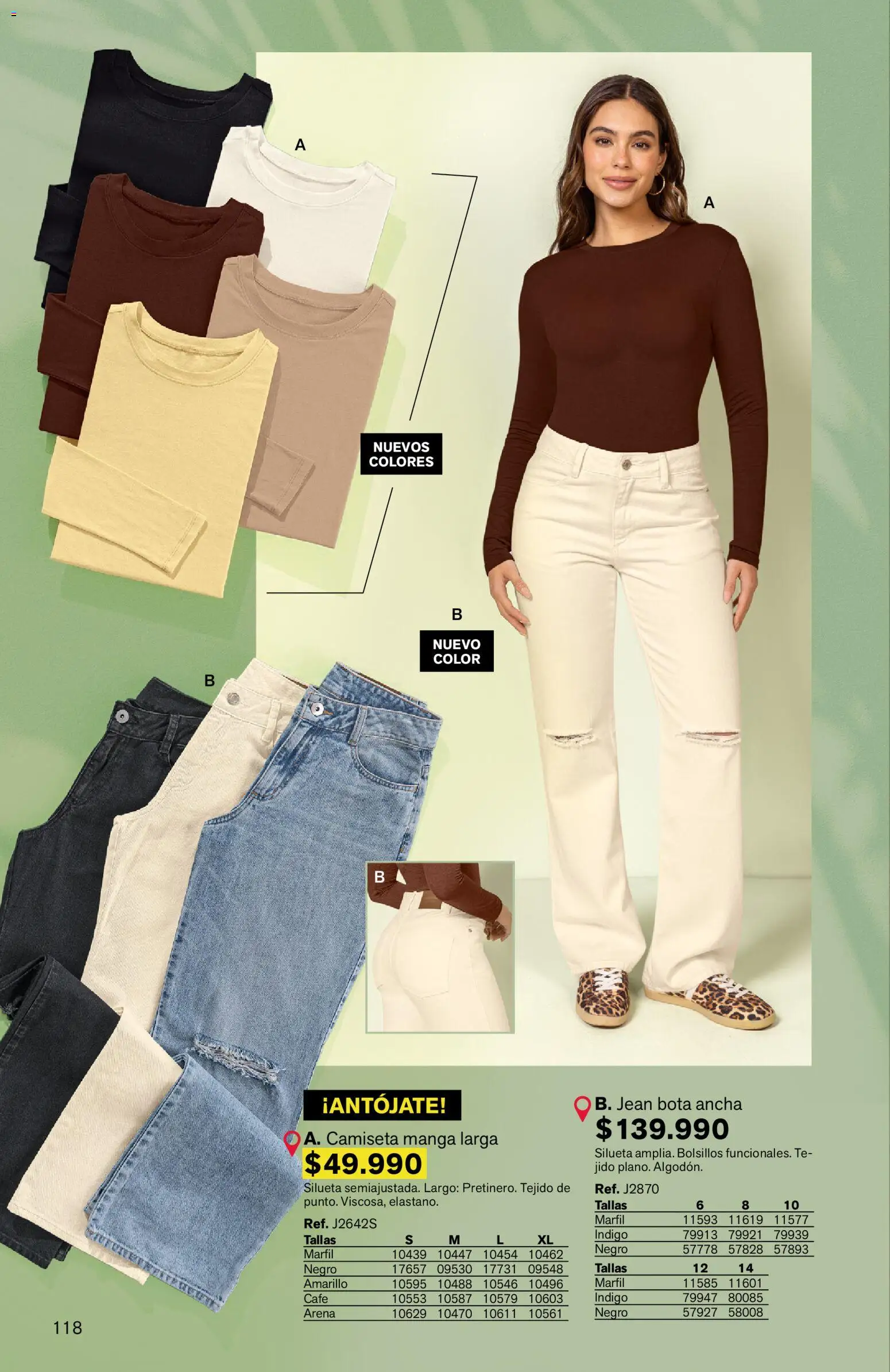 Leonisa revista - valida desde el 03.04.2026 | Página: 118 | Productos: Té, Jean, Camiseta, Café