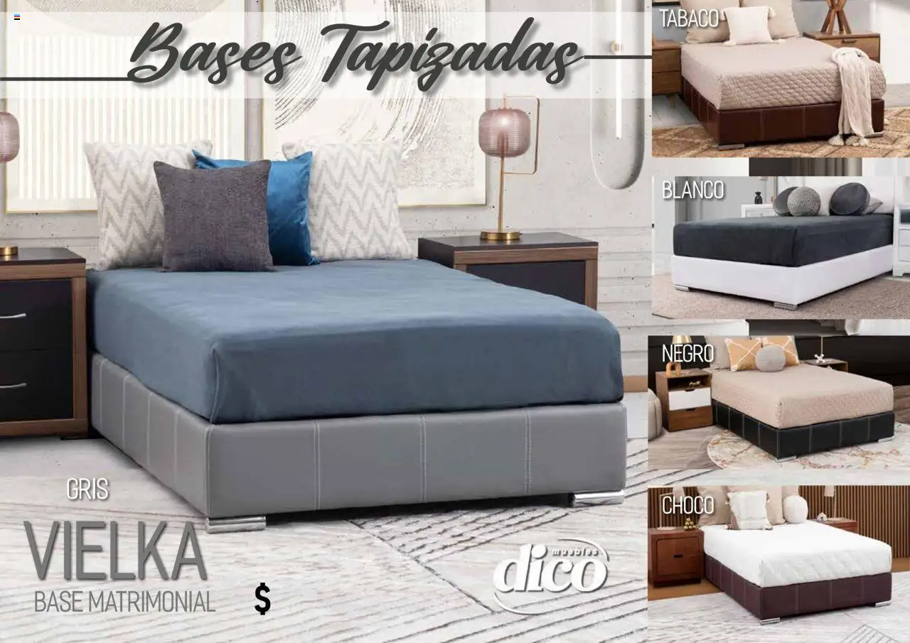 Nuevas ofertas de Muebles Dico válidas en toda la República Mexicana desde el 25.09.2025. ¡Encuentra las mejores ofertas en Muebles Dico - Catálogo Camas Topazidas! | Página: 27