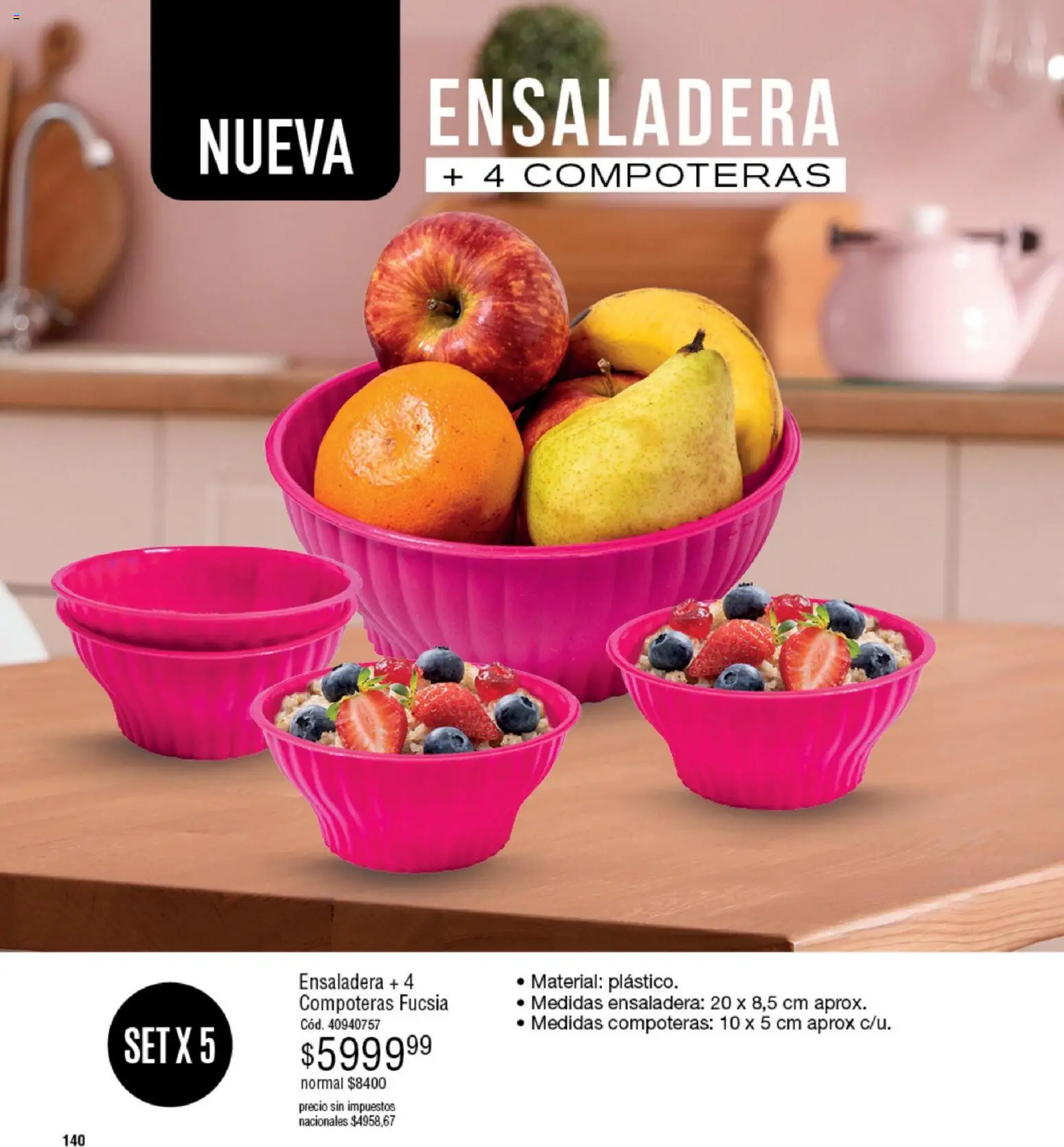 Millanel - Catálogo │ válido desde el 05.01.2026 | Página: 140 | Productos: Ensaladera