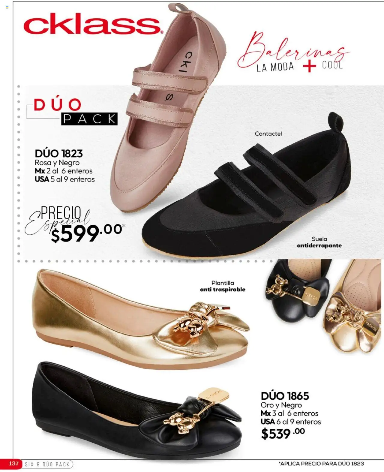 Nuevas ofertas de Cklass válidas en toda la República Mexicana desde el 16.09.2025. ¡Encuentra las mejores ofertas en Cklass - Catálogo Invierno Calzado! | Página: 138