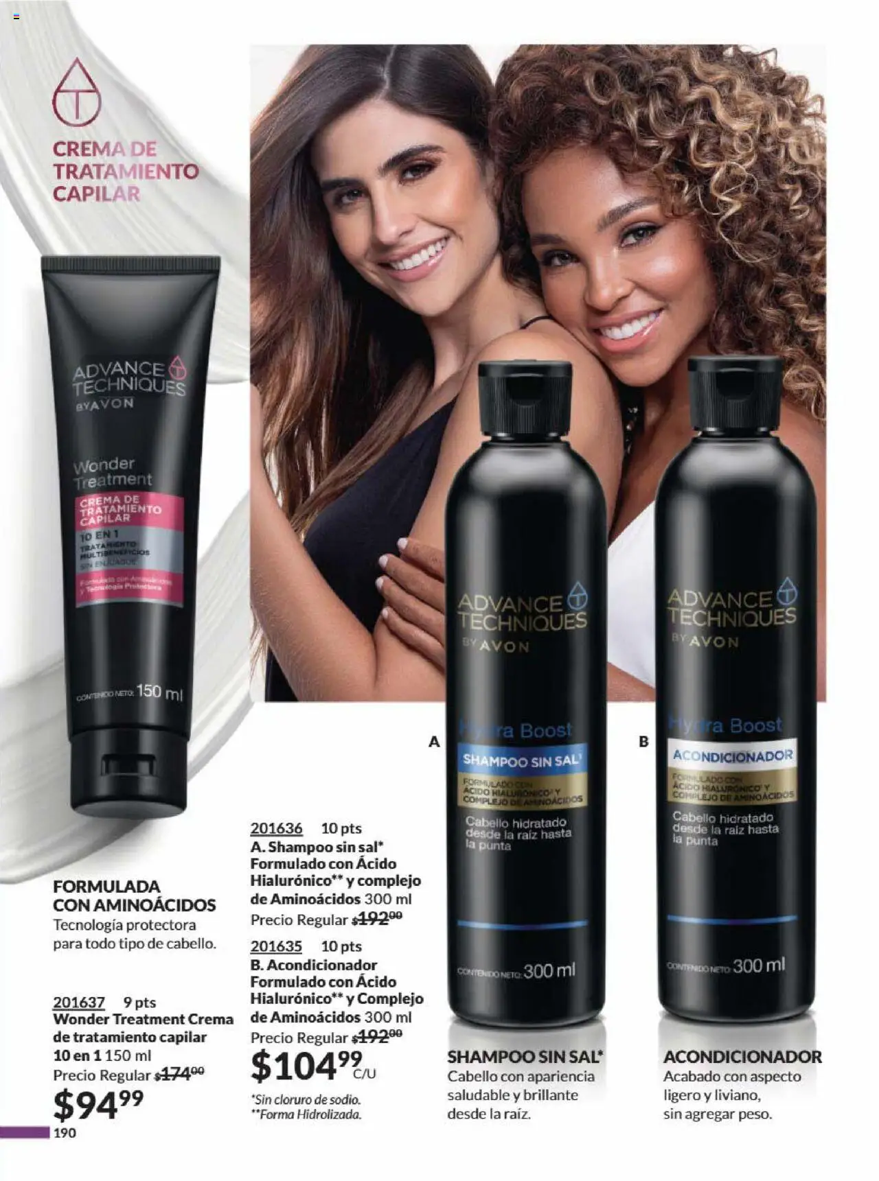 Nuevas ofertas de AVON válidas en toda la República Mexicana desde el 09.08.2025. ¡Encuentra las mejores ofertas en AVON - Campaña 13 2025! | Página: 201 | Productos: Crema, Acondicionador