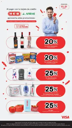 Nuevas ofertas de H-E-B válidas en toda la República Mexicana desde el 04.07.2025. ¡Encuentra las mejores ofertas en H-E-B folleto! | Página: 16 | Productos: Cereales, Té, Toallas