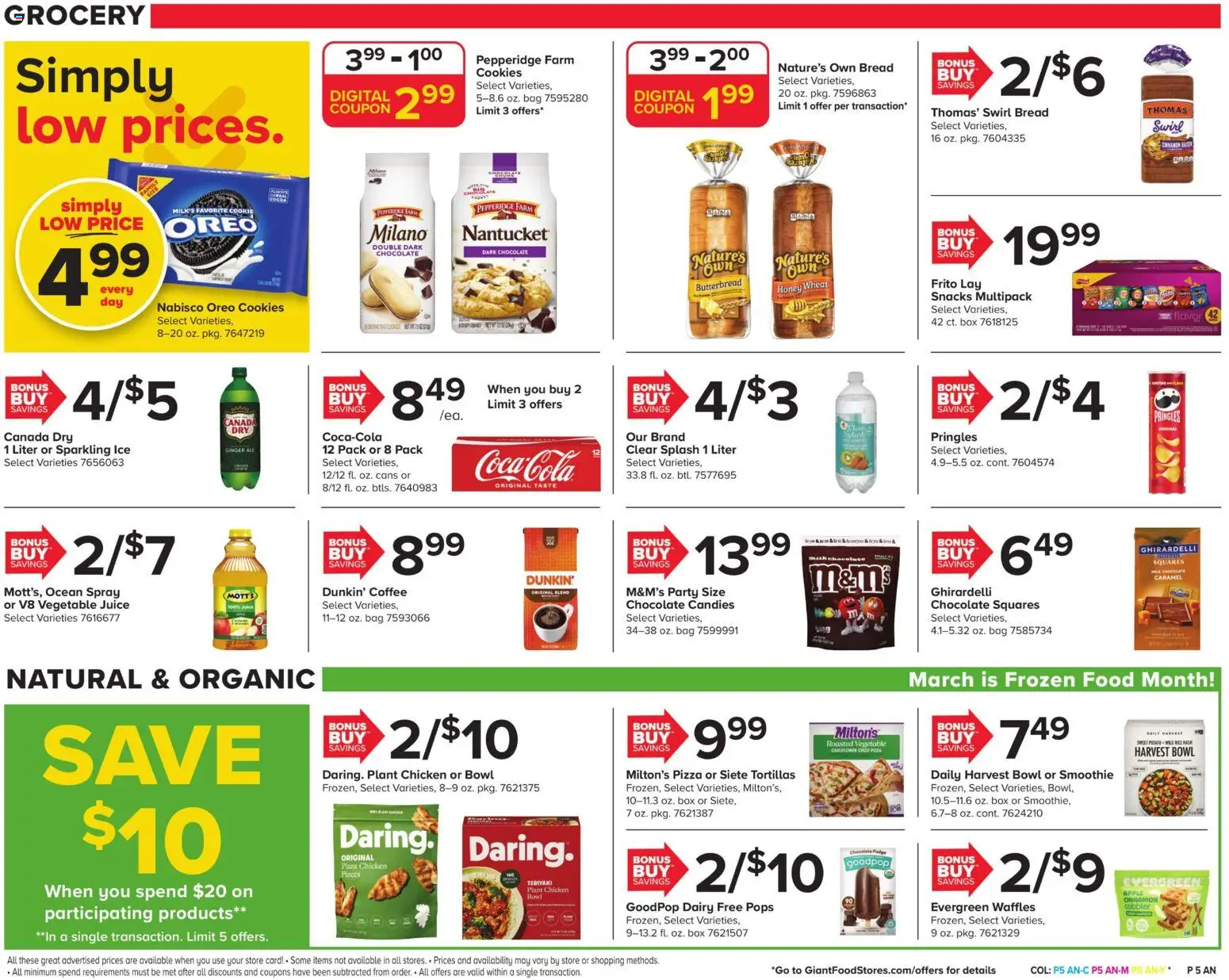 Giant Weekly Ad - valid from 06.03.2026 | Page: 15 | Products: Box, Pizza, Juice, Candies
