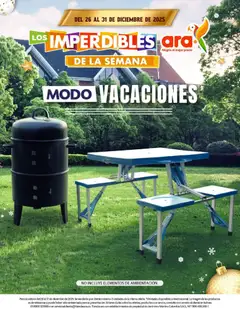 Ara - Imperdibles ara de la semana -  Vista previa de la revista de la tienda Ara valido desde el 26.12.2025