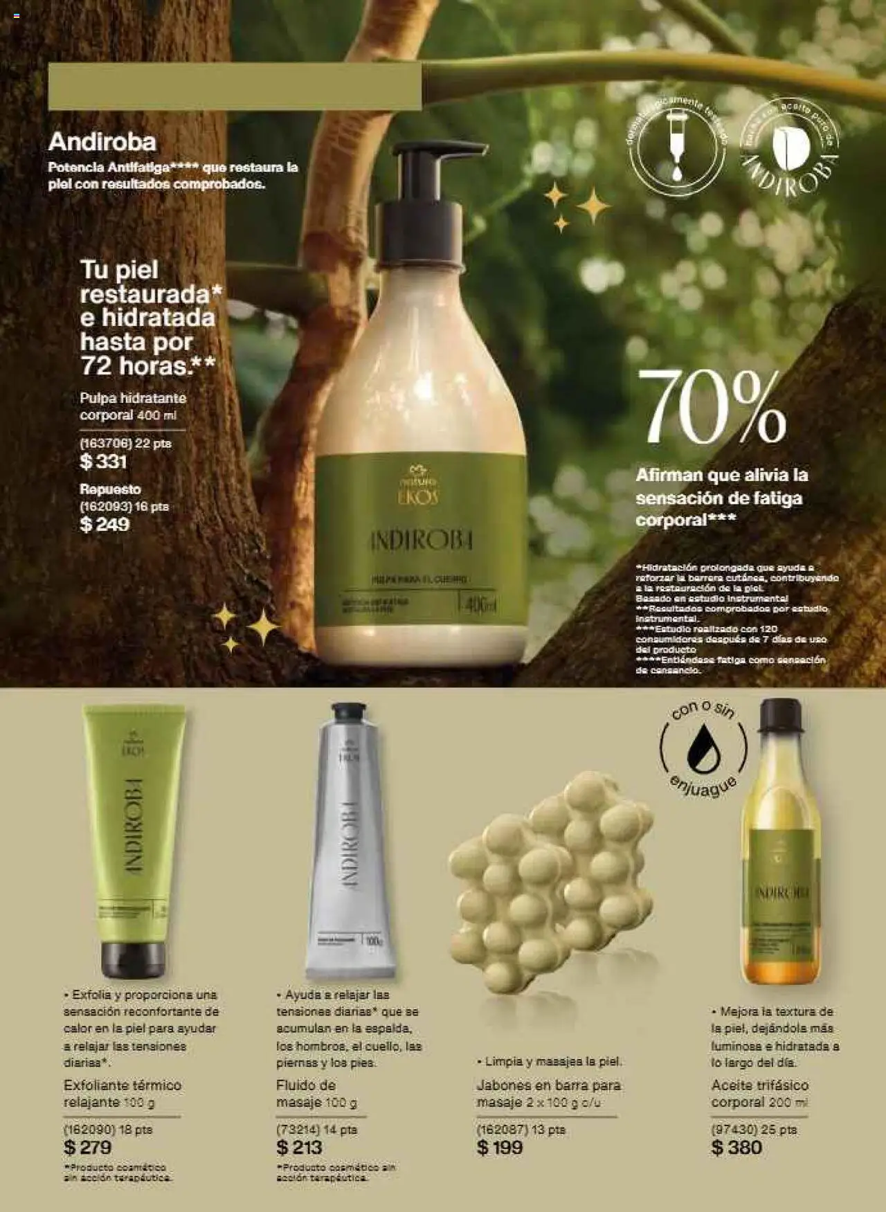 Nuevas ofertas de Natura válidas en toda la República Mexicana desde el 22.11.2025. ¡Encuentra las mejores ofertas en Natura campaña 17 2025! | Página: 126 | Productos: Aceite, Barra