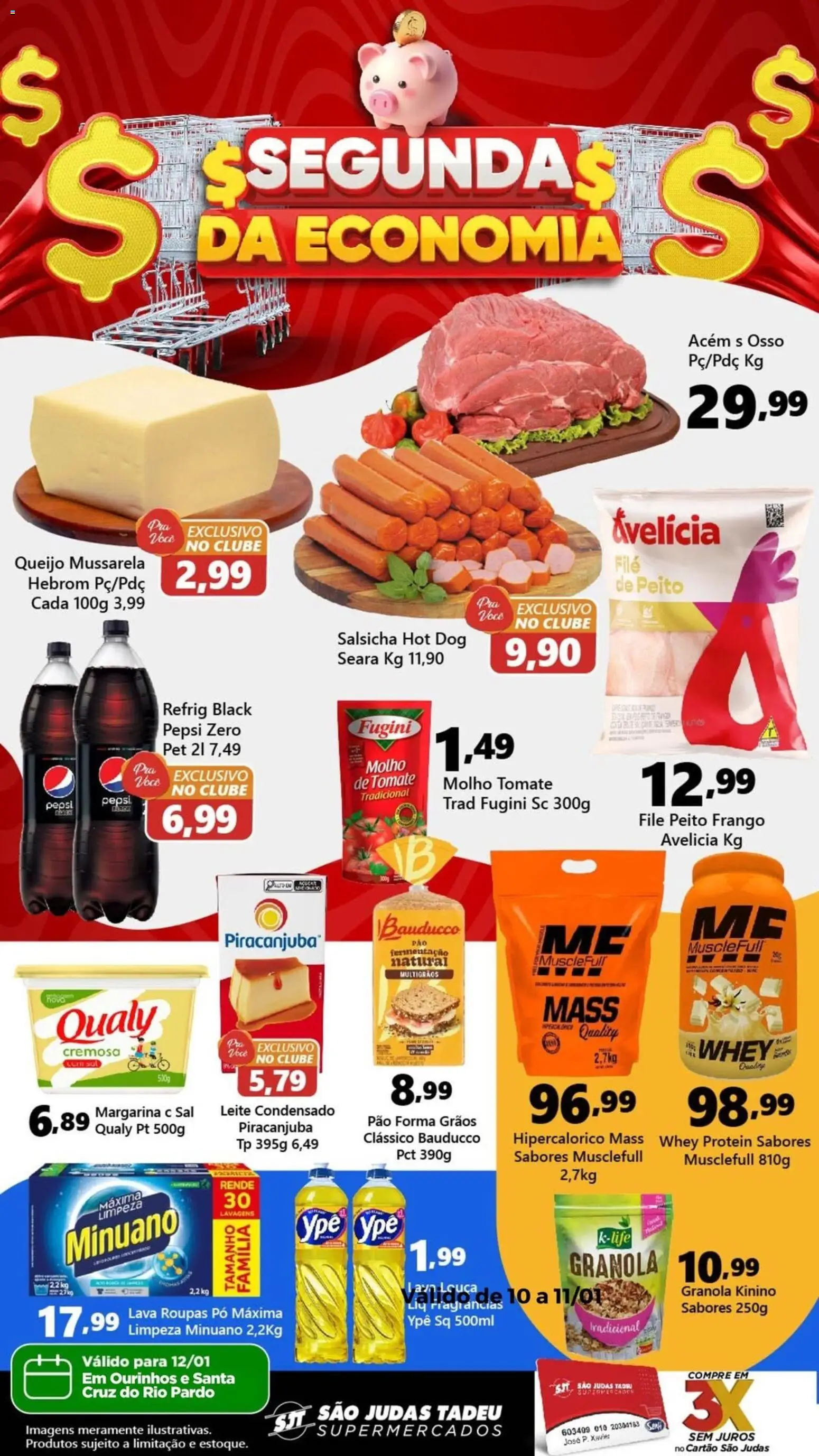 São Judas Tadeu Folheto - válido de 12.01.2026 | Página: 1 | Produtos: Leite, Queijo, Frango, Margarina