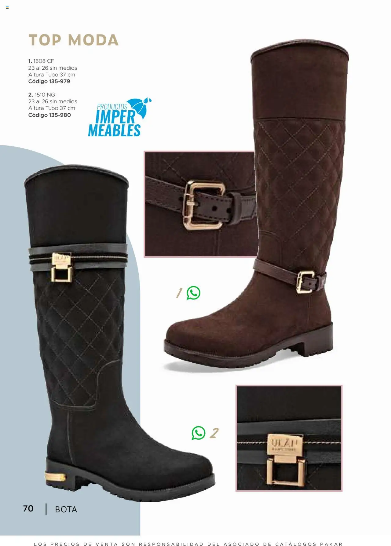 Nuevas ofertas de SC Pakar válidas en toda la República Mexicana desde el 24.07.2025. ¡Encuentra las mejores ofertas en SC Pakar - Catálogo Bota! | Página: 70 | Productos: Top