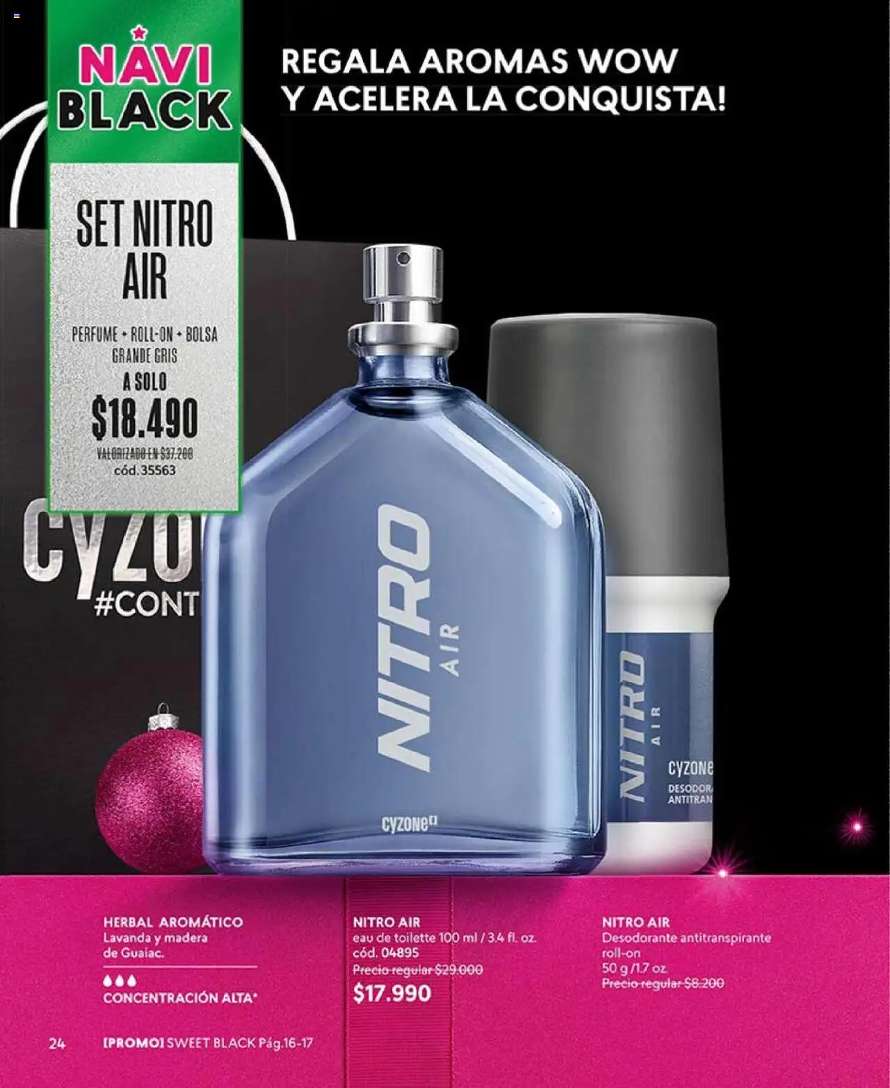 Catálogo CyZone Campaña 17 │ válido desde el 14.10.2025 | Página: 24 | Productos: Perfume, Eau de toilette, Desodorante, Antitranspirante