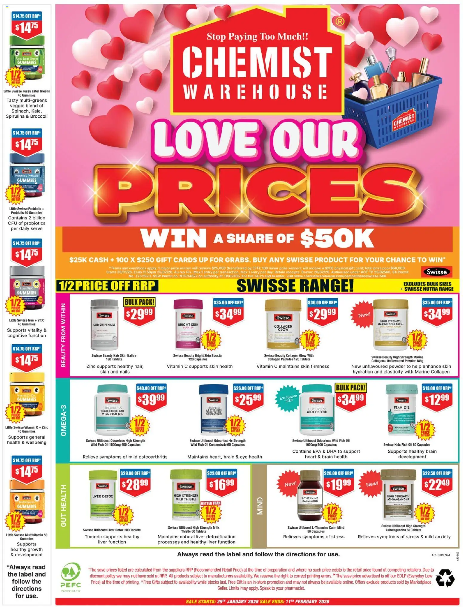 Chemist Warehouse catalogue - valid from 29.01.2026 | Page: 40 | Products: Powder, Milk, Greens, Tablets