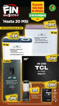 Vista previa de Bodega Aurrerá Buen Fin , nuevo folleto de la tienda, válido en México a partir del 06.11.2025