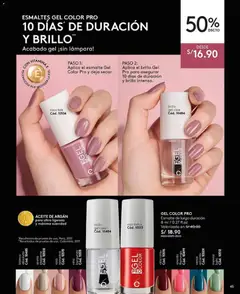 Vista previa de folleto Ésika - Campaña 4 de la Ésika válido desde 31.01.2026 | Página: 45 | Productos: Aceite, Lámpara, Vino