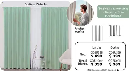 Vista previa de Colchas Concord - Catálogo, nuevo folleto de la tienda, válido en México a partir del 01.08.2025 | Página: 213 | Productos: Cortinas