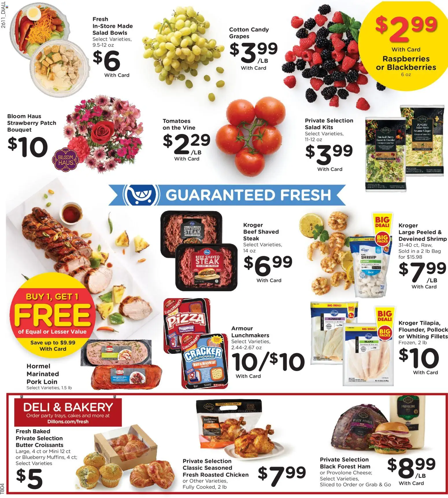 Dillons Weekly Ad - valid from 15.04.2026 | Page: 10 | Products: Bakery, Ham, Pork, Bag