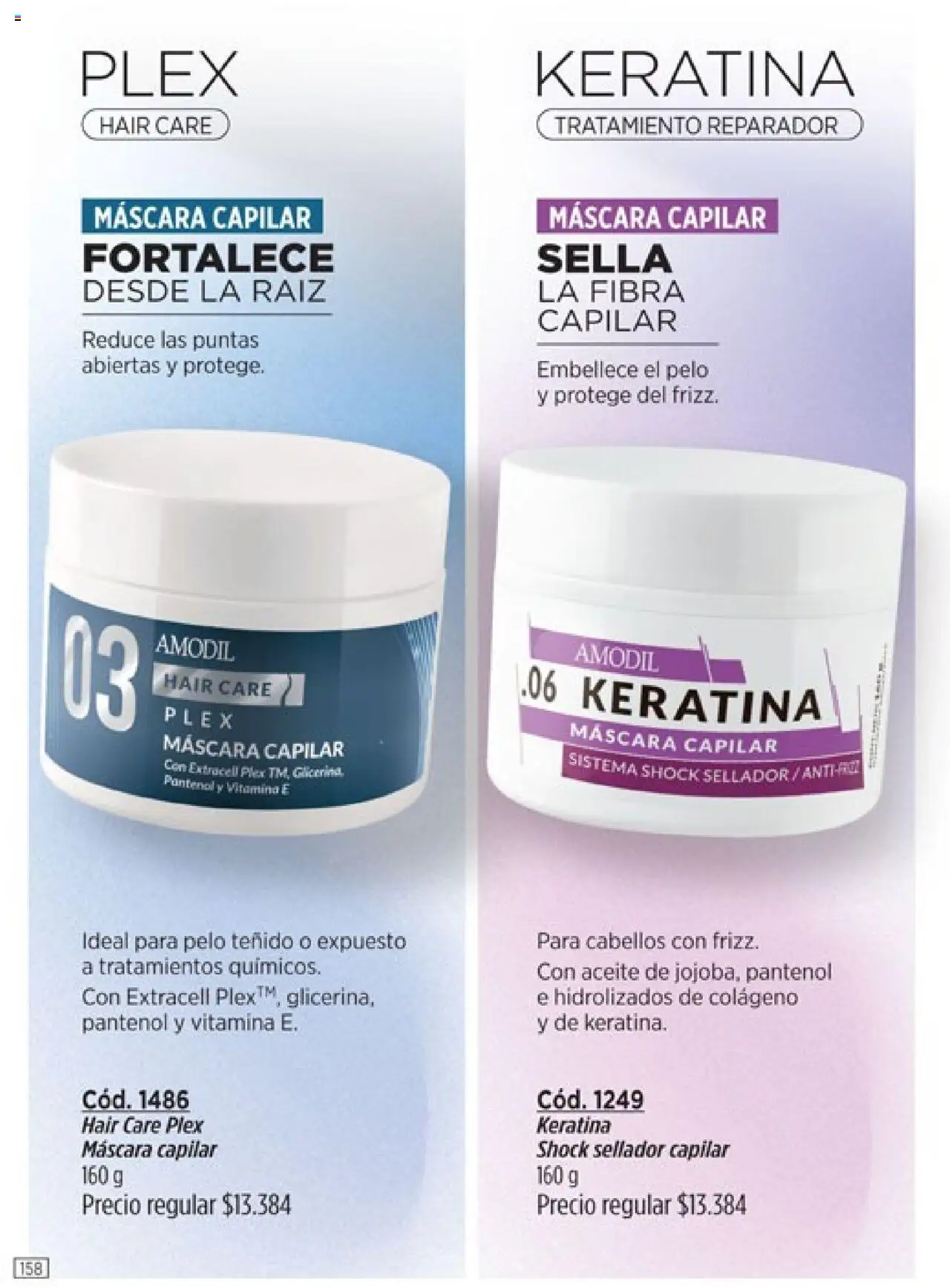 Catálogo Amodil Campaña 17/2025 │ válido desde el 14.10.2025 | Página: 158 | Productos: Aceite, Máscara
