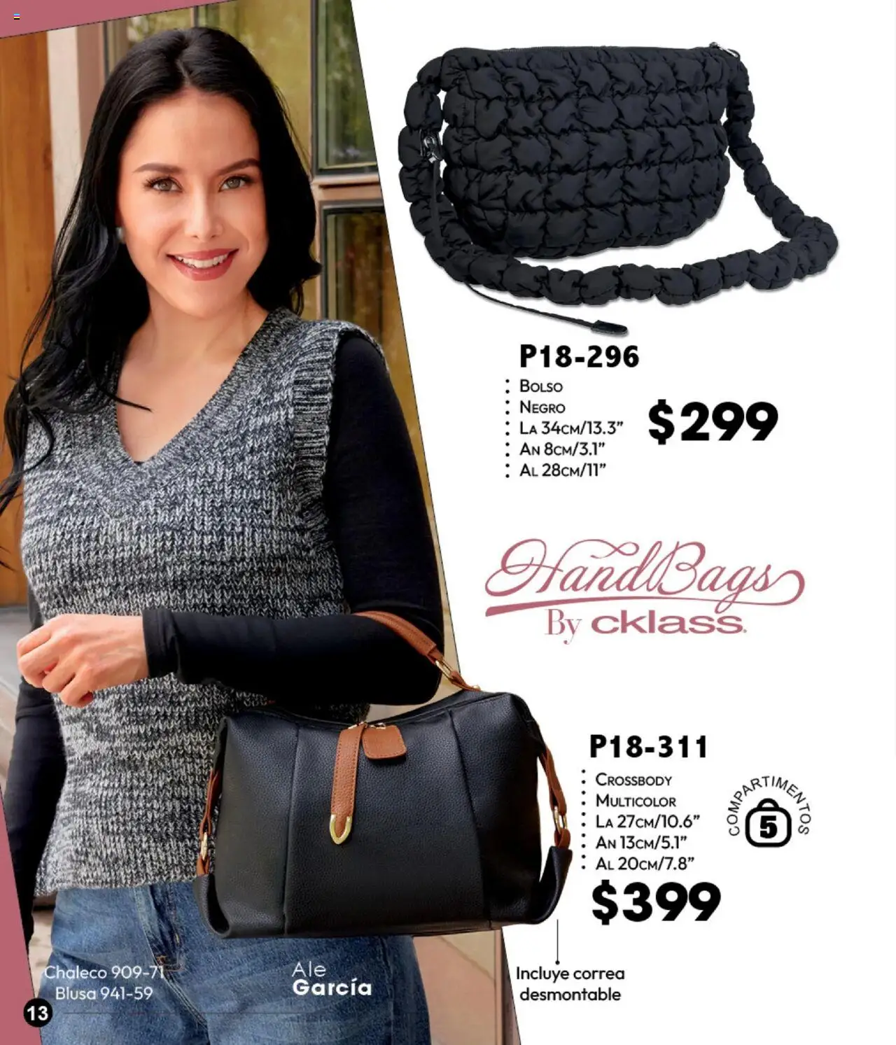 Nuevas ofertas de Cklass válidas en toda la República Mexicana desde el 15.09.2025. ¡Encuentra las mejores ofertas en Cklass - Catálogo Home Invierno ! | Página: 27 | Productos: Blusa, Chaleco, Bolso