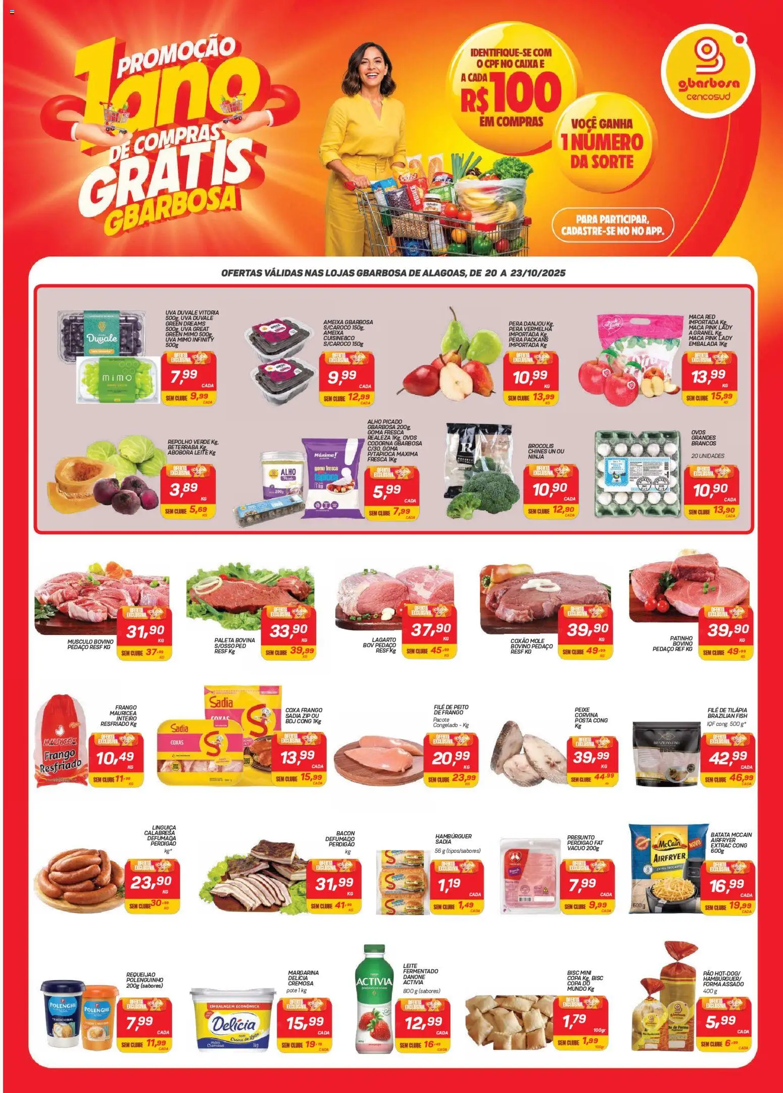 Gbarbosa Folheto - válido de 20.10.2025 | Página: 1 | Produtos: Copa, Batata, Filé de tilápia, Margarina