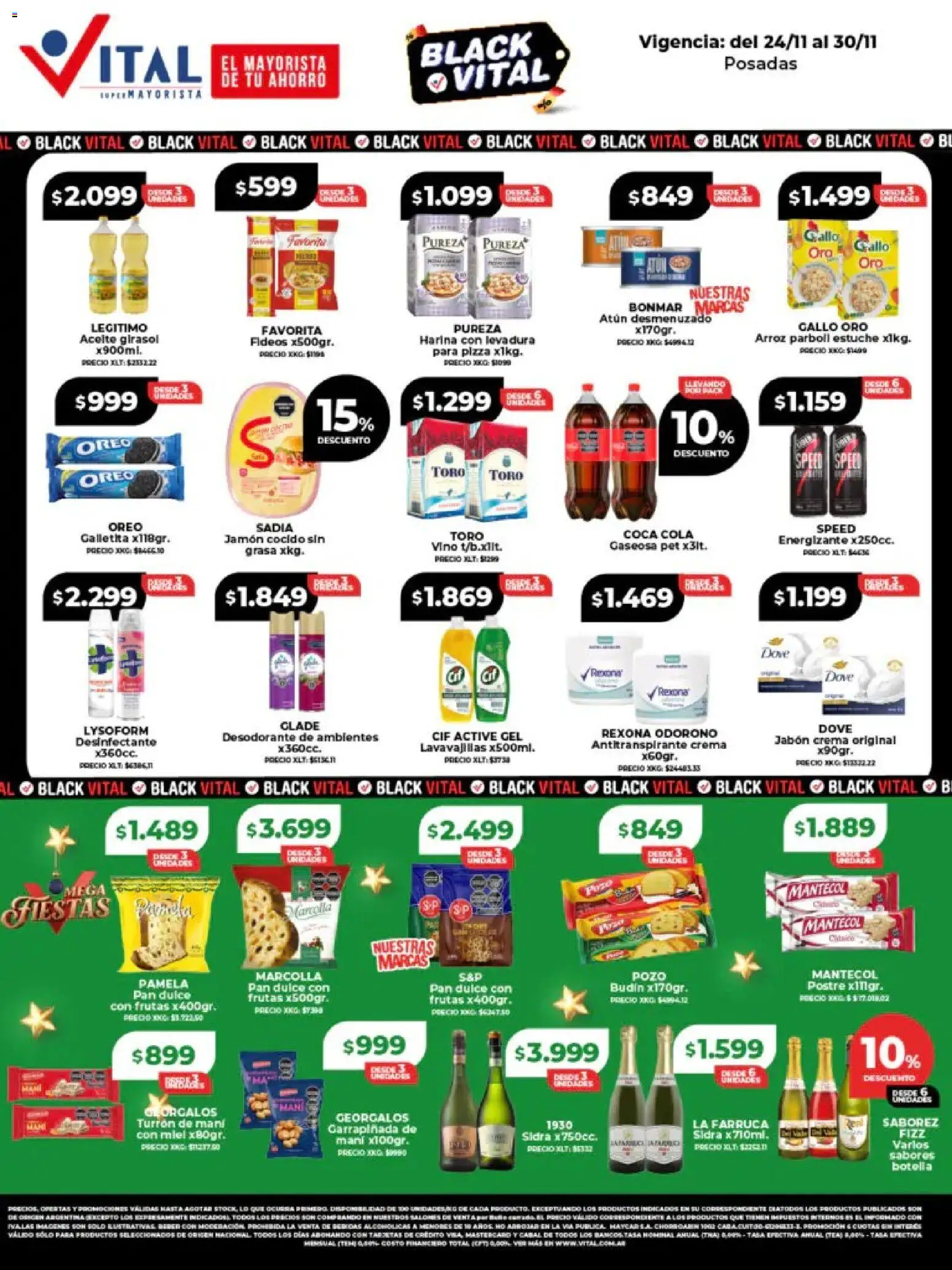 Vital - Ofertas - Posadas │ válido desde el 24.11.2025 | Página: 1 | Productos: Jabón, Desodorante, Estuche, Fideos