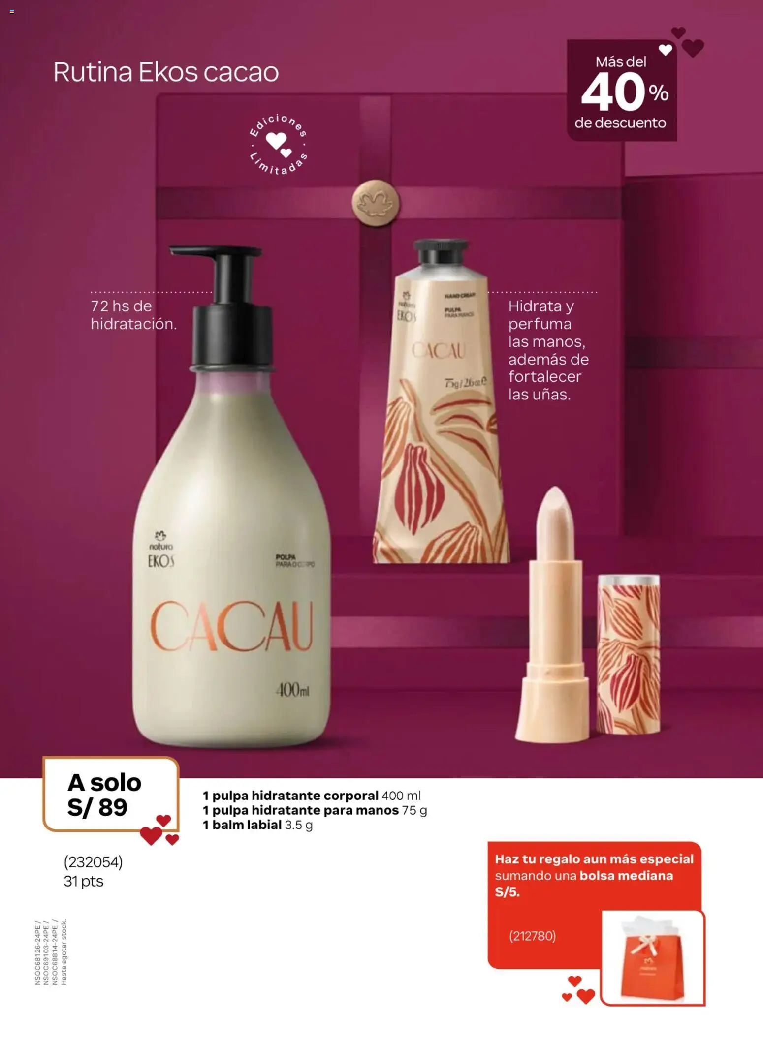 Catálogo Natura válido desde 18.02.2026 | Página: 15 | Productos: Bolsa