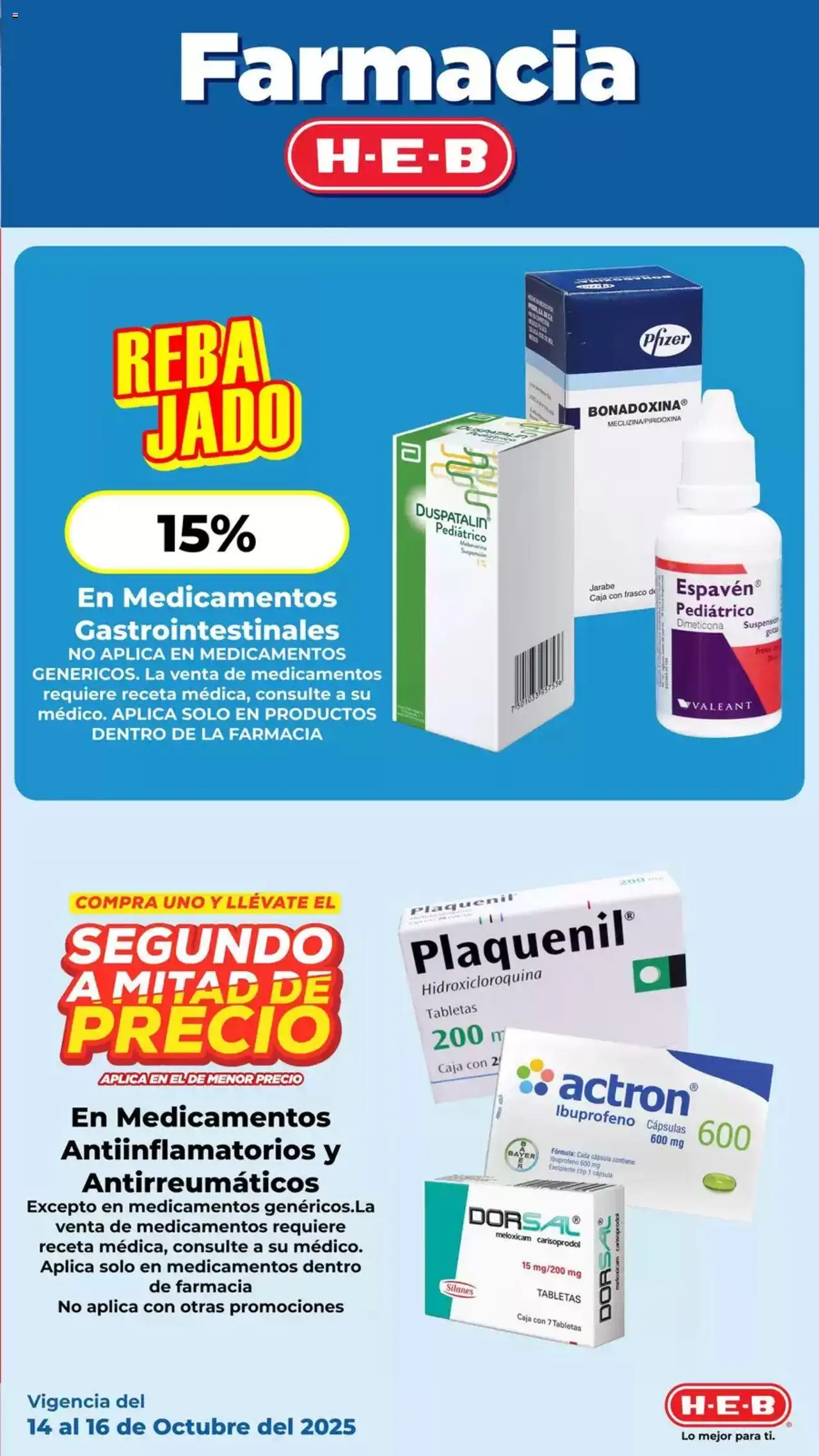 Nuevas ofertas de H-E-B válidas en toda la República Mexicana desde el 14.10.2025. ¡Encuentra las mejores ofertas en H-E-B - Folleto! | Página: 13 | Productos: Frasco, Caja