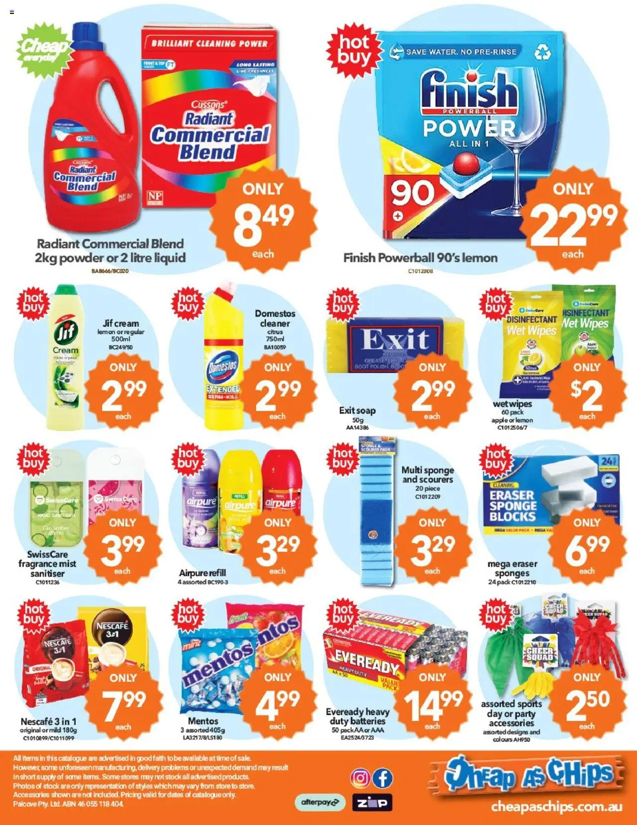 Cheap as Chips catalogue - valid from 17.09.2025 | Page: 4 | Products: Fragrance, Soap, Sponge, Accessories