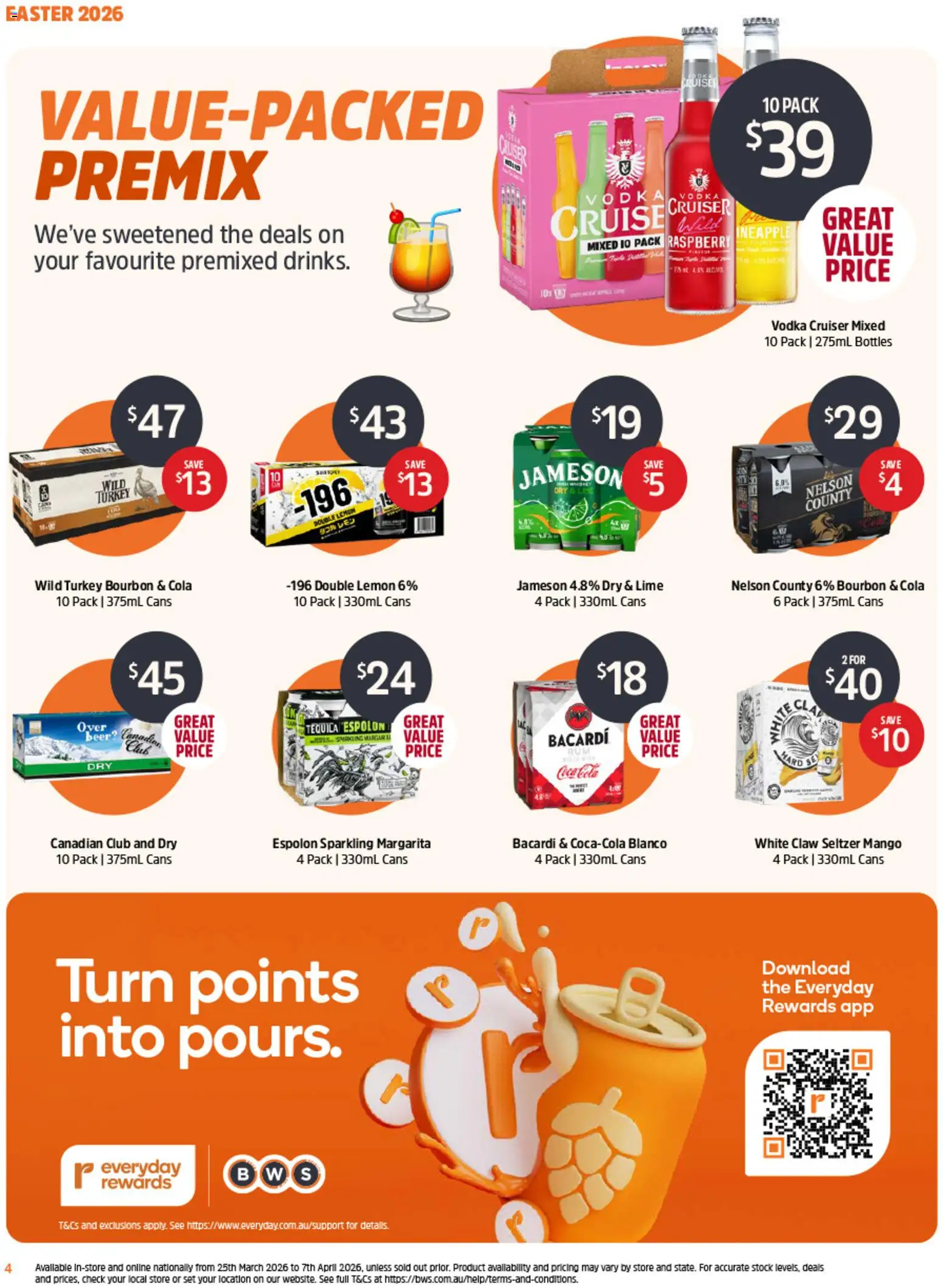 BWS catalogue - valid from 25.03.2026 | Page: 4 | Products: Beer, Bourbon, Lemon, Mango